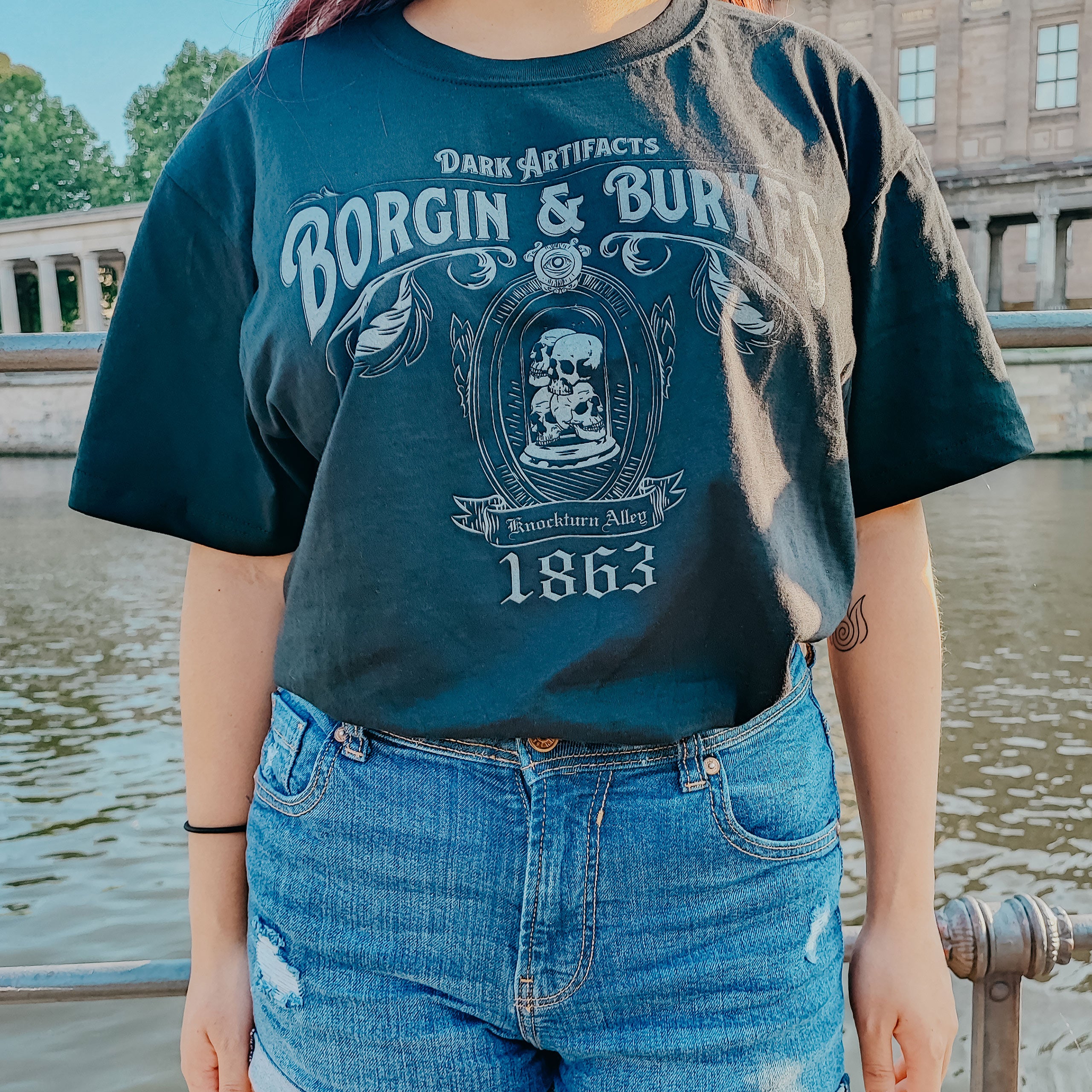 Produktbild Borgin and Burkes T-Shirt schwarz - Harry Potter