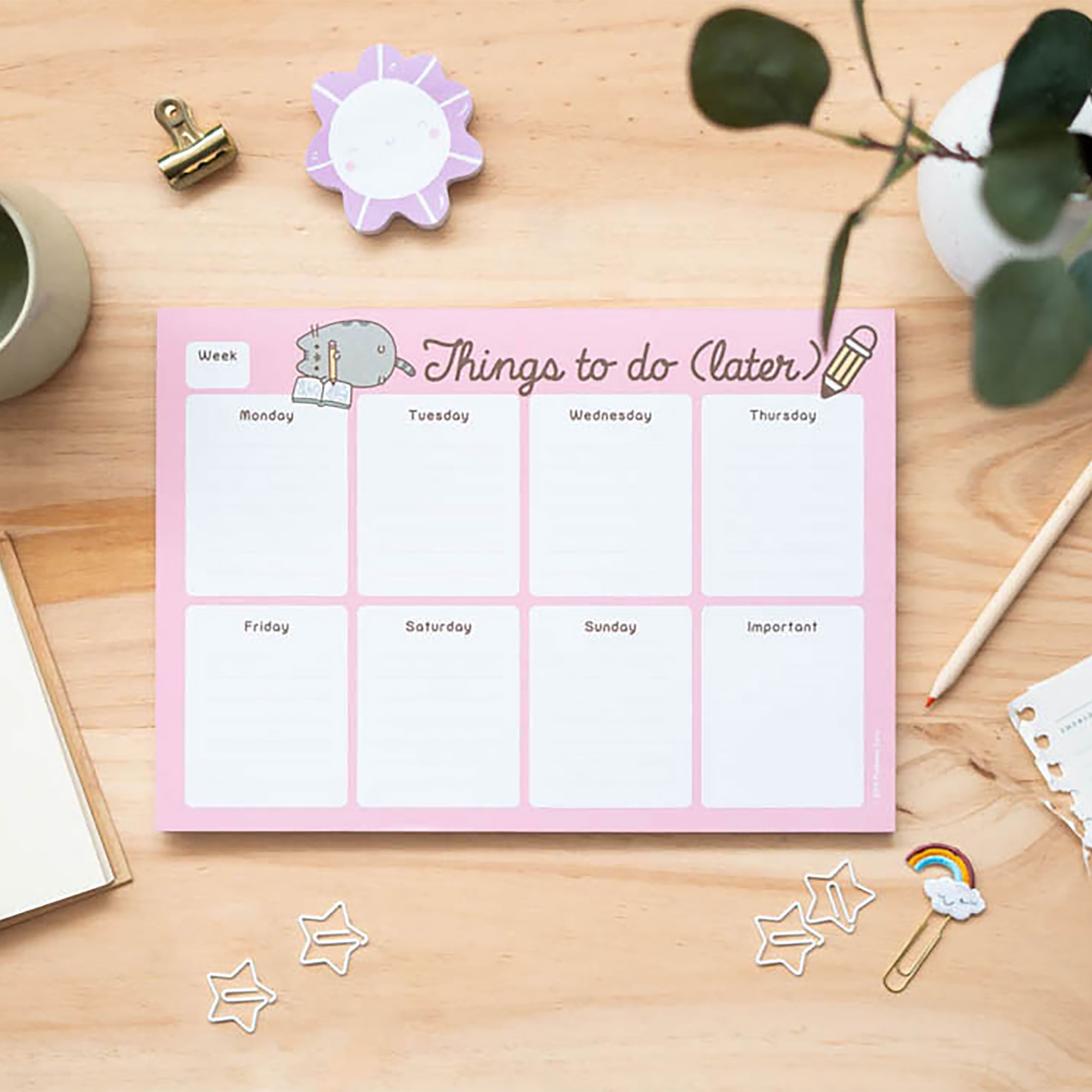 Produktbild Pusheen - Things To Do Later Wochenplaner