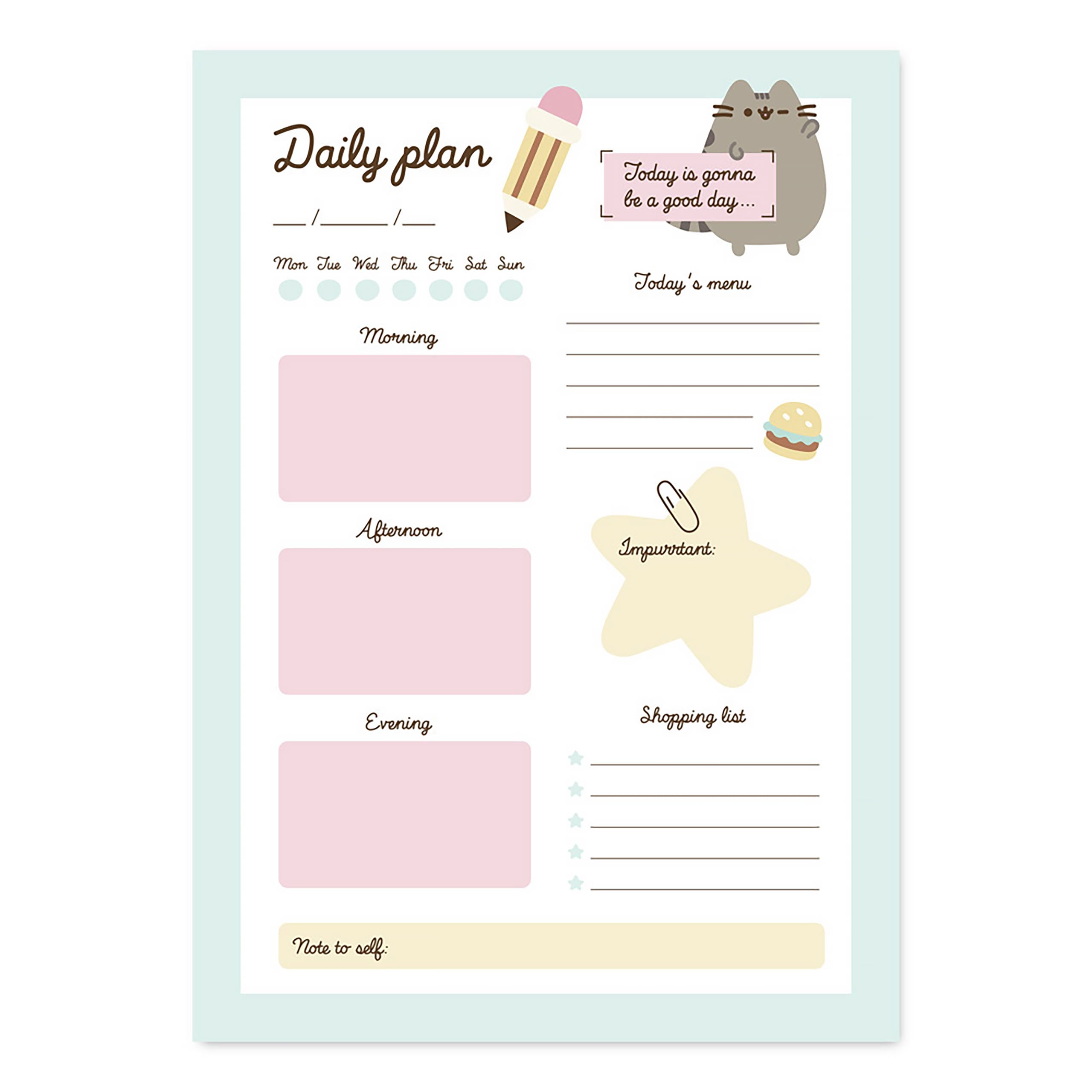 Produktbild Pusheen - Good Day Tagesplaner