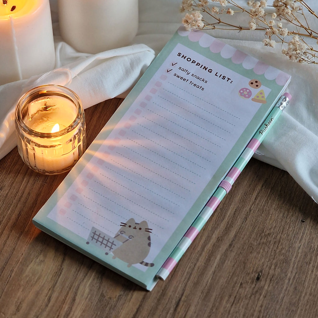 Produktbild Pusheen - Magnet Notizblock mit Bleistift