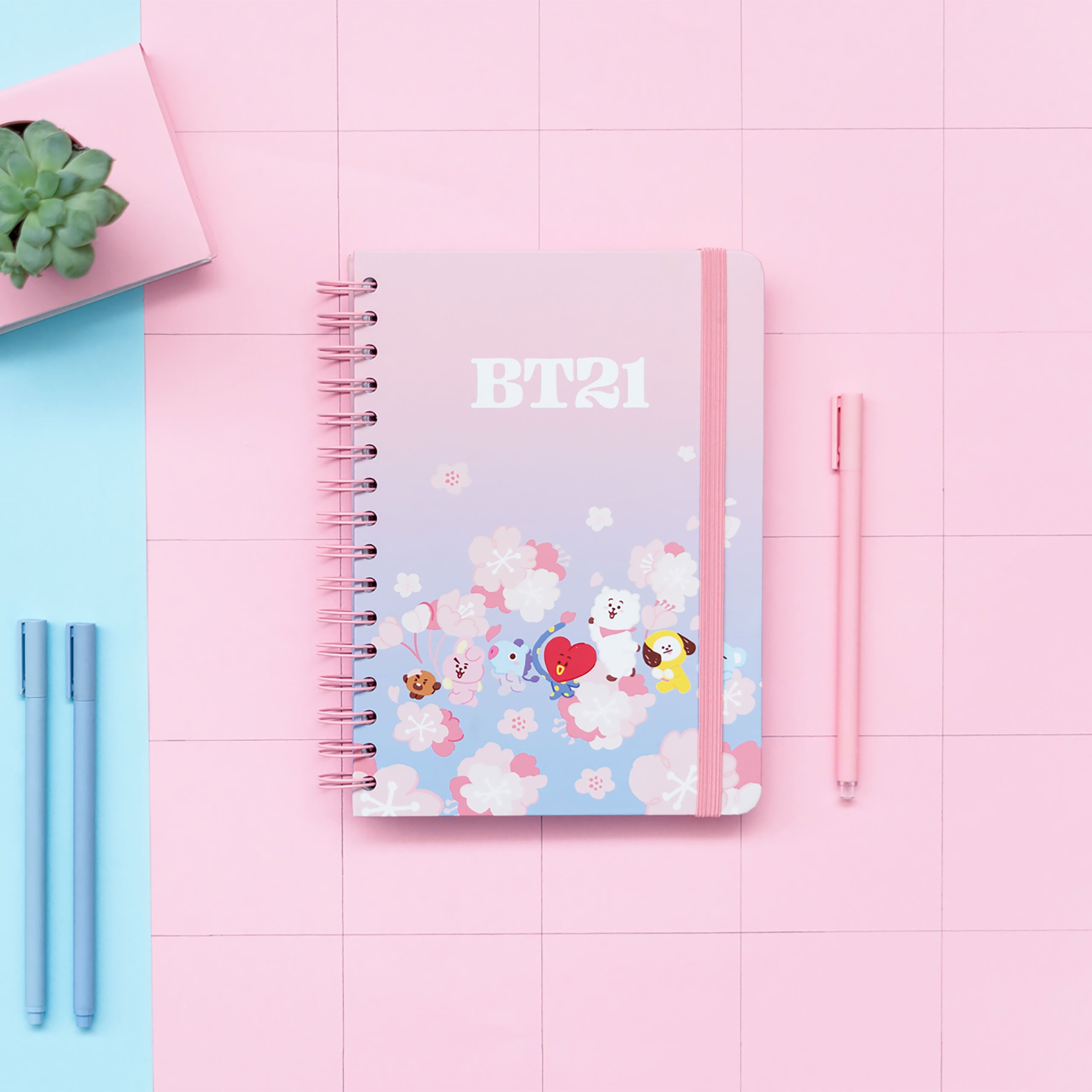 Produktbild BT21 - Cherry Blossom Notizbuch