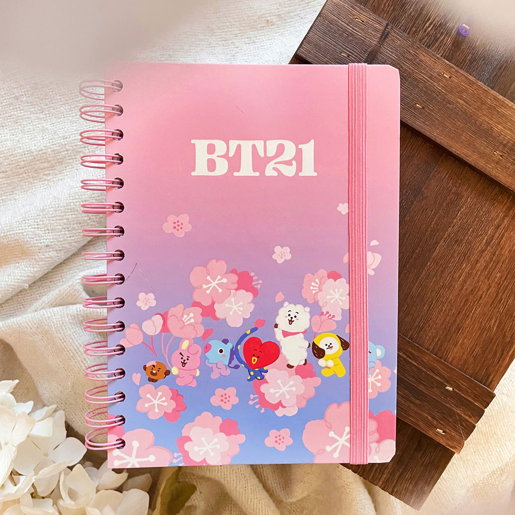 Produktbild BT21 - Cherry Blossom Notizbuch