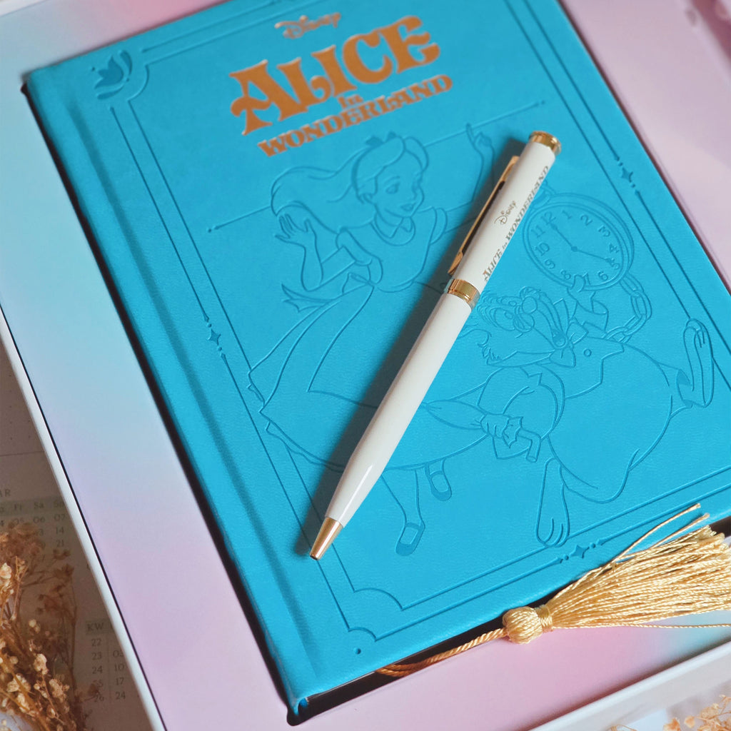 Produktbild Alice im Wunderland - Tea Time Premium Notizbuch mit Kugelschreiber