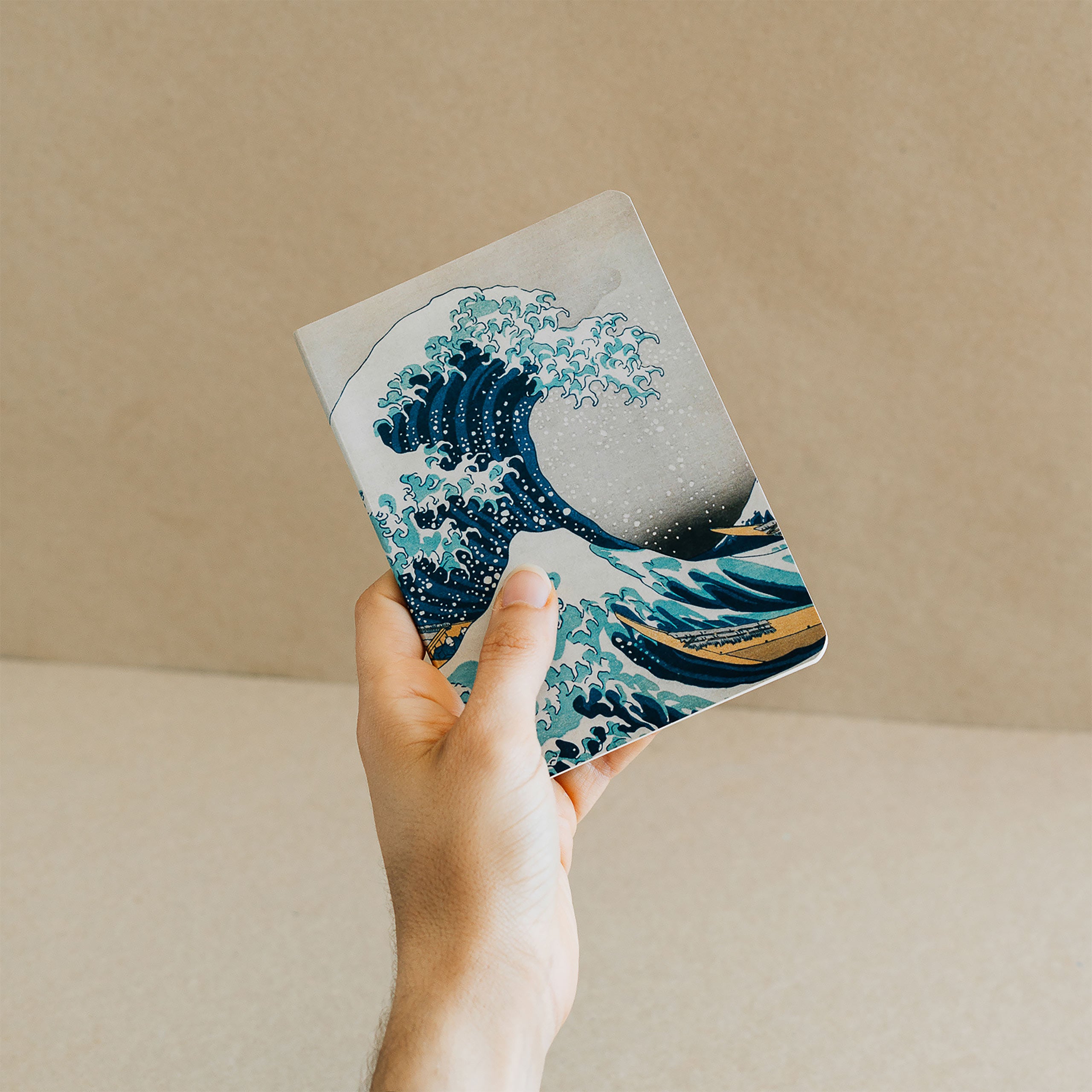 Produktbild Die große Welle vor Kanagawa - Katsushika Hokusai Notizbücher 3er Set