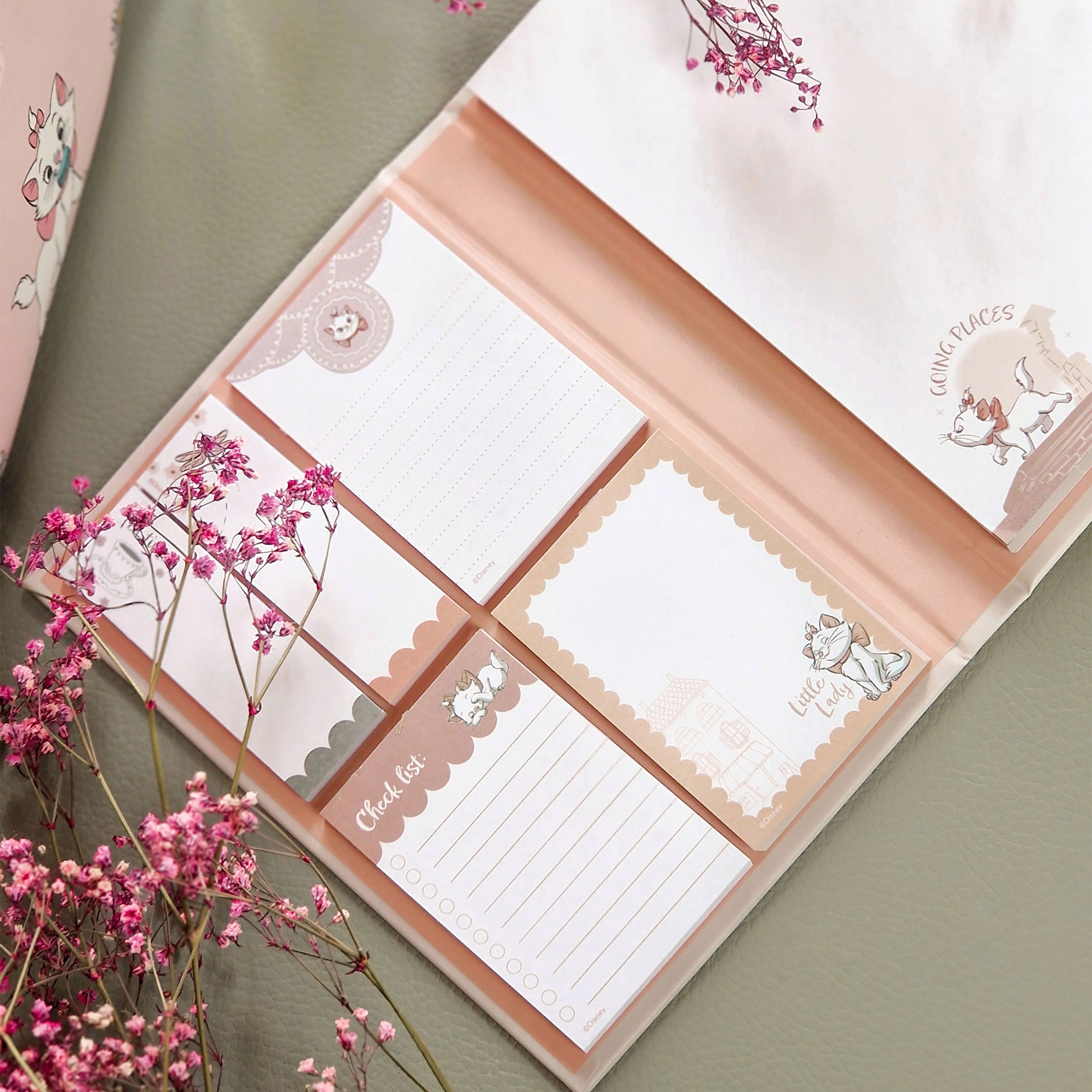 Produktbild Aristocats - Bonjour Marie Haftnotizen Buch
