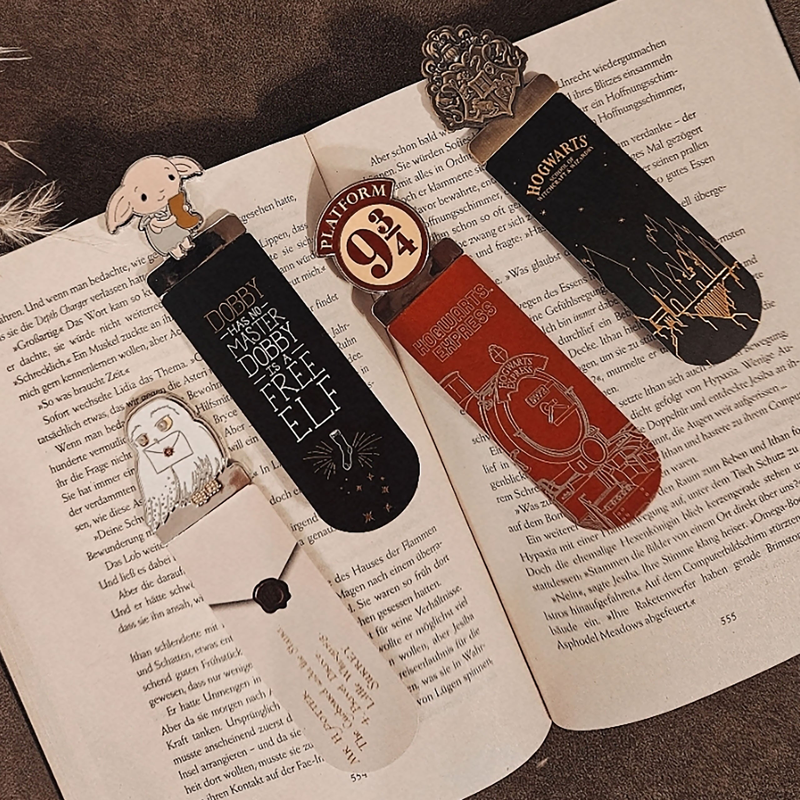 Produktbild Harry Potter - Lesezeichen 4er Set