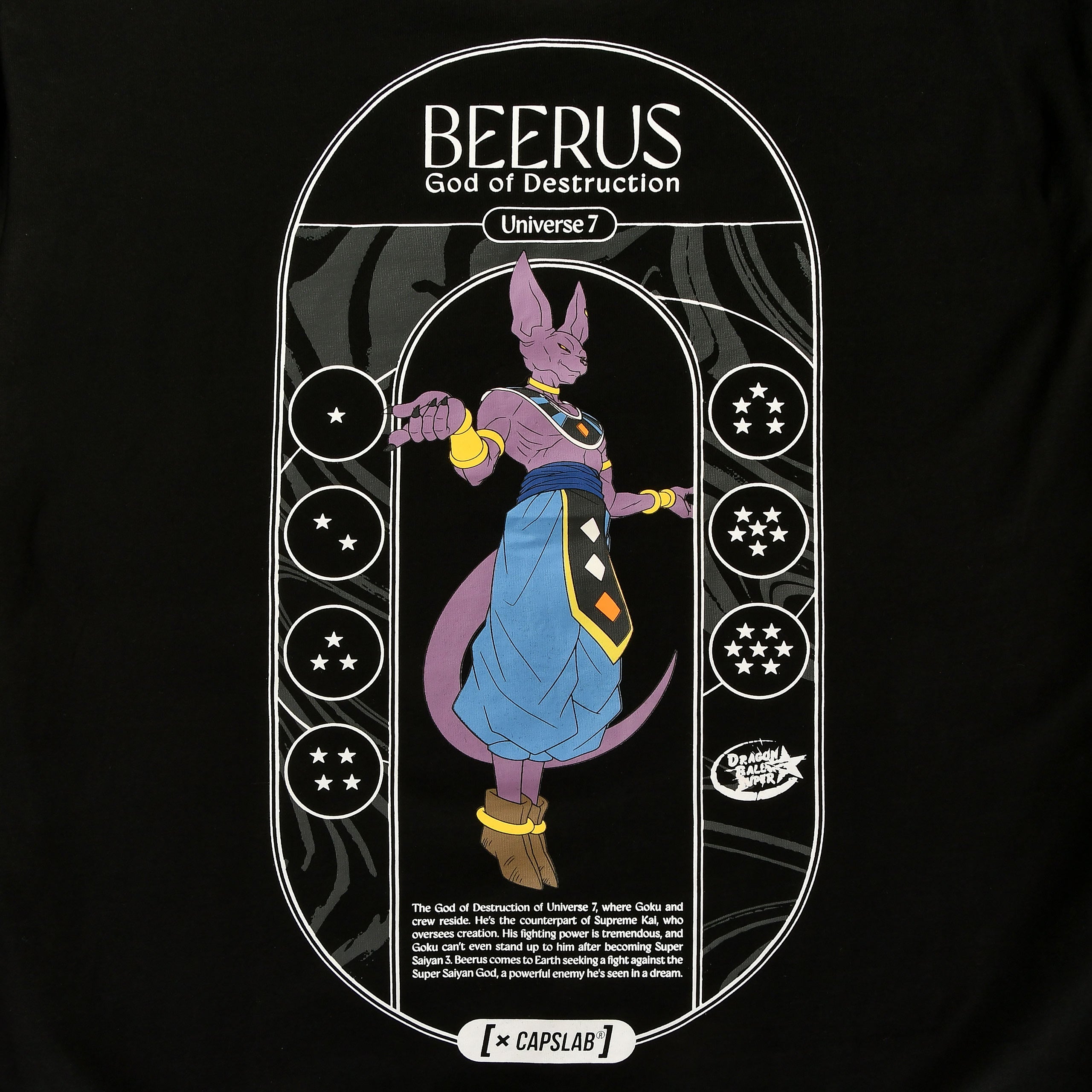 Produktbild Dragon Ball Super - Beerus God of Destruction T-Shirt schwarz