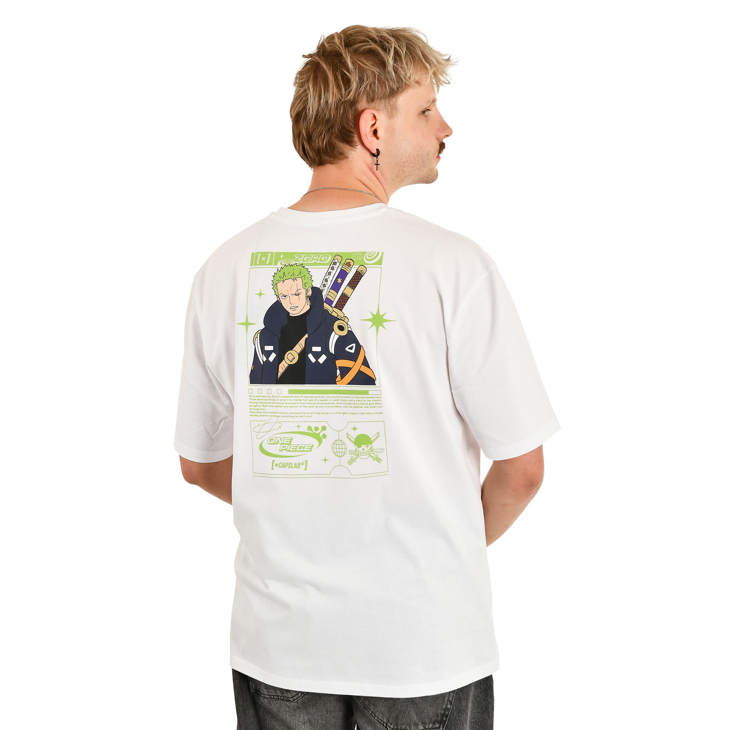 Produktbild One Piece - Zoro Capslab Oversize T-Shirt weiß
