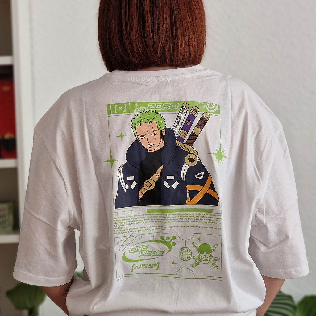 Produktbild One Piece - Zoro Capslab Oversize T-Shirt weiß