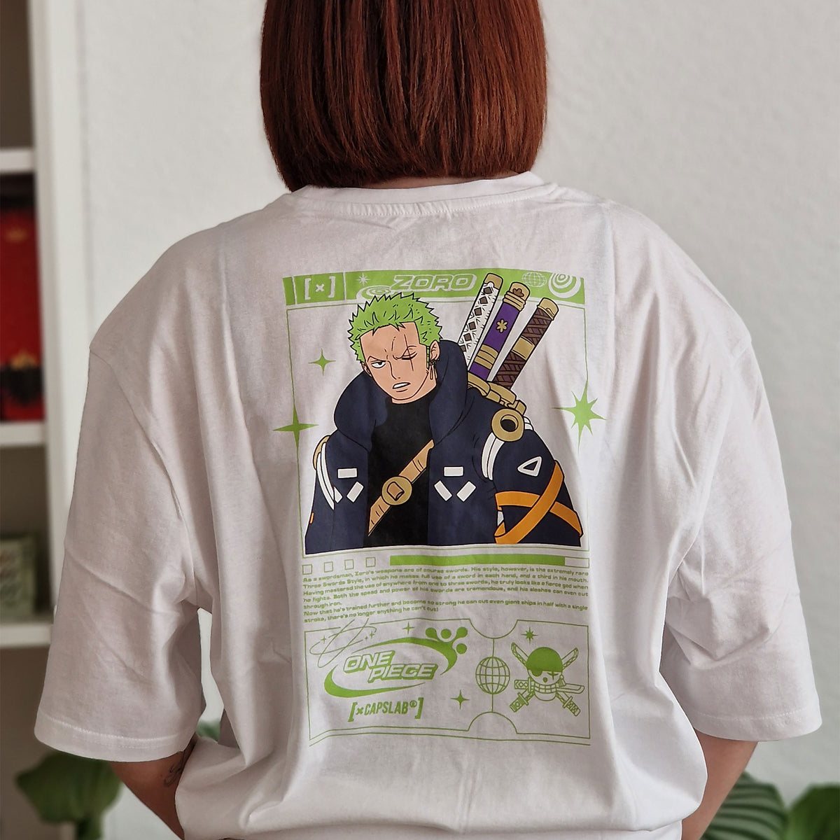 Produktbild One Piece - Zoro Capslab Oversize T-Shirt weiß