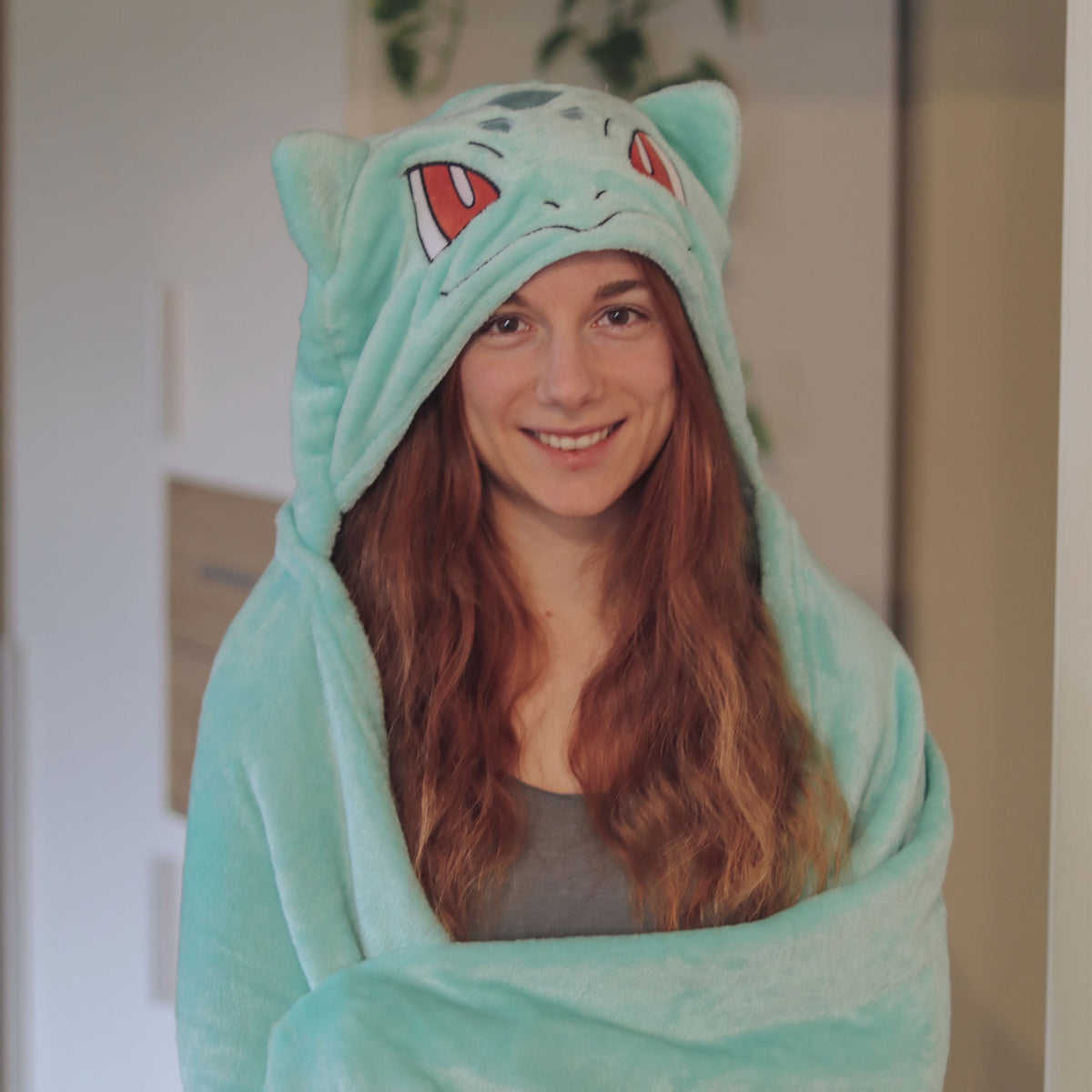 Produktbild Pokemon - Bisasam Decke mit Kapuze