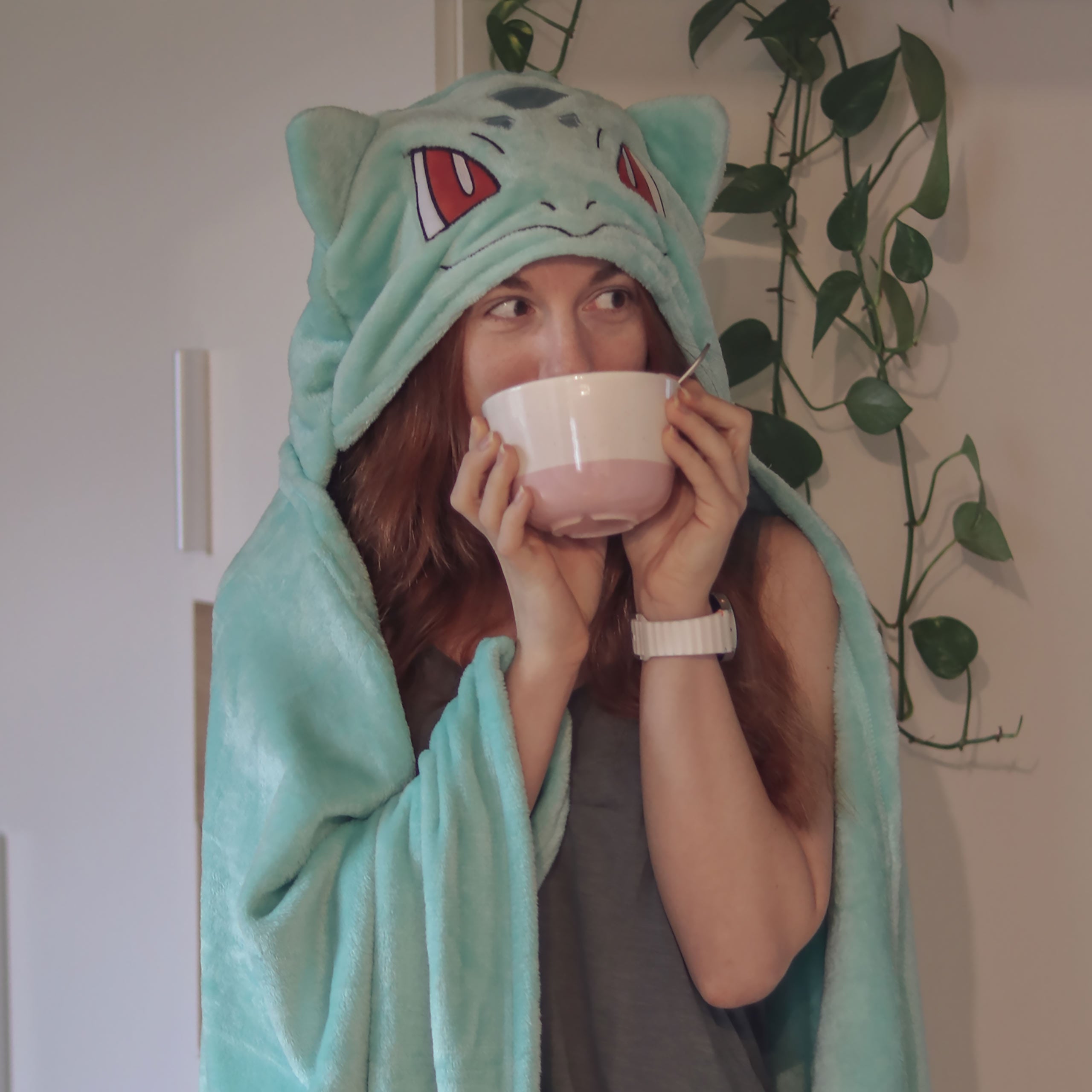 Produktbild Pokemon - Bisasam Decke mit Kapuze