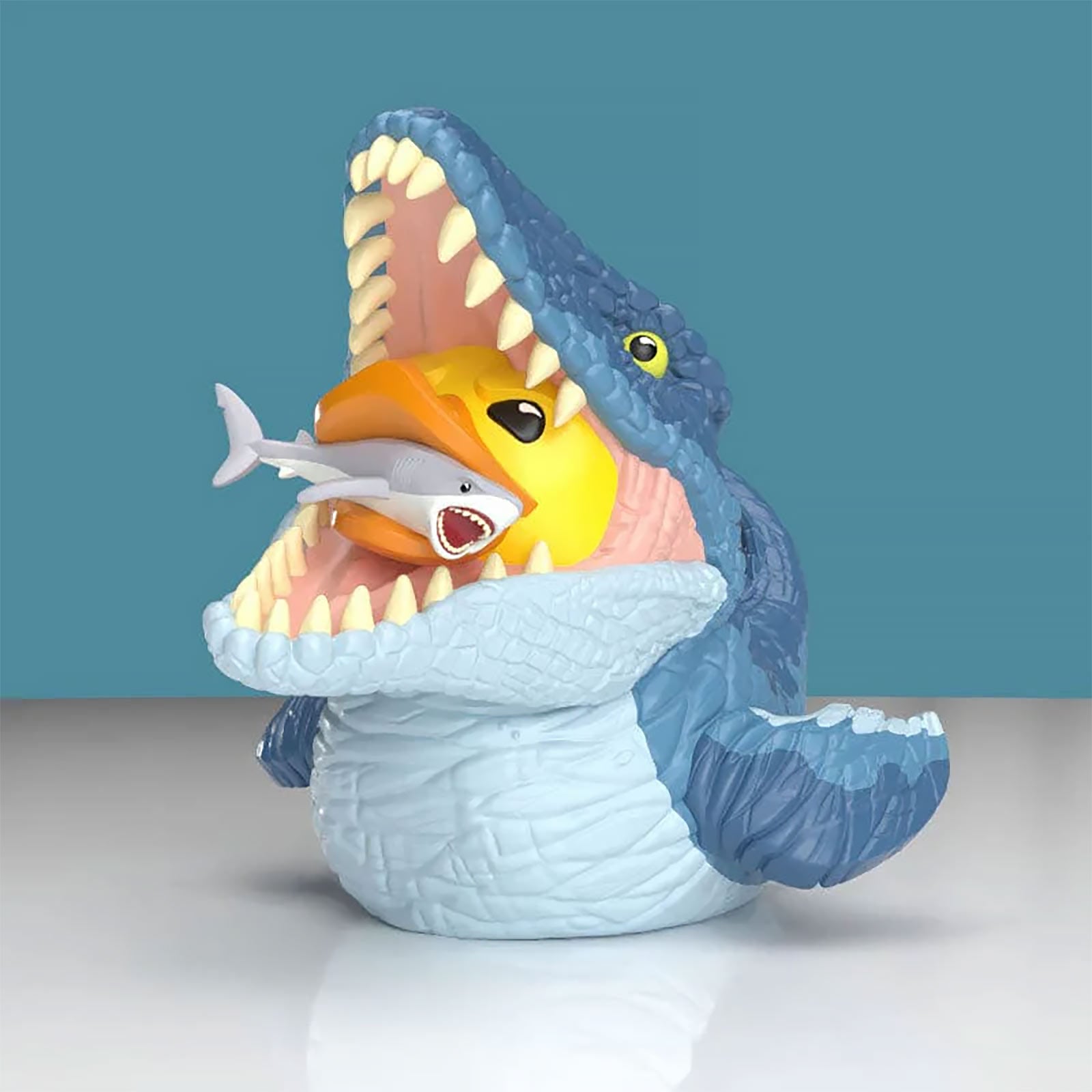Produktbild Jurassic World - Mosasaurus XL TUBBZ Deko Ente