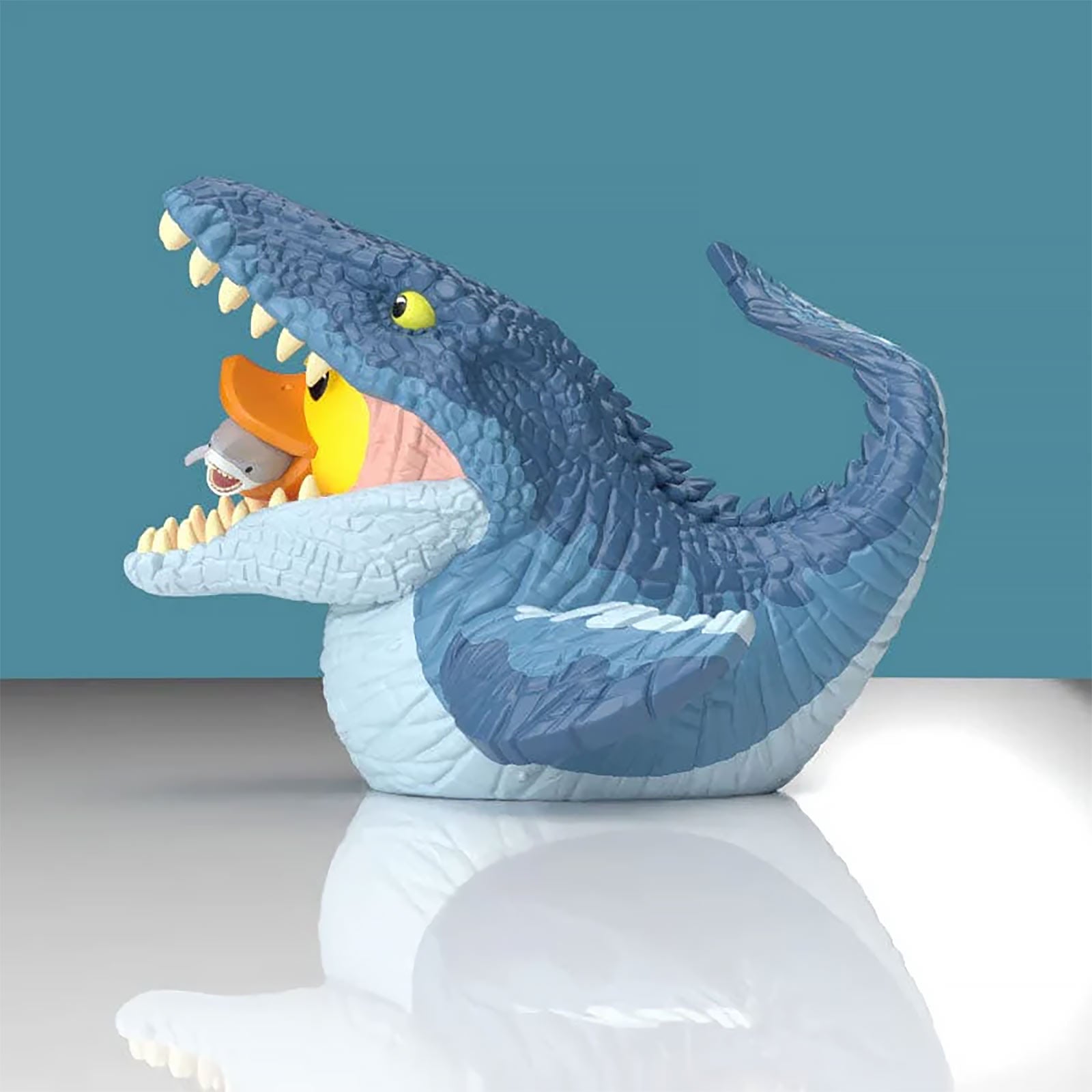 Produktbild Jurassic World - Mosasaurus XL TUBBZ Deko Ente