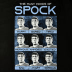 Produktbild Star Trek - Many Mood of Spock T-Shirt schwarz