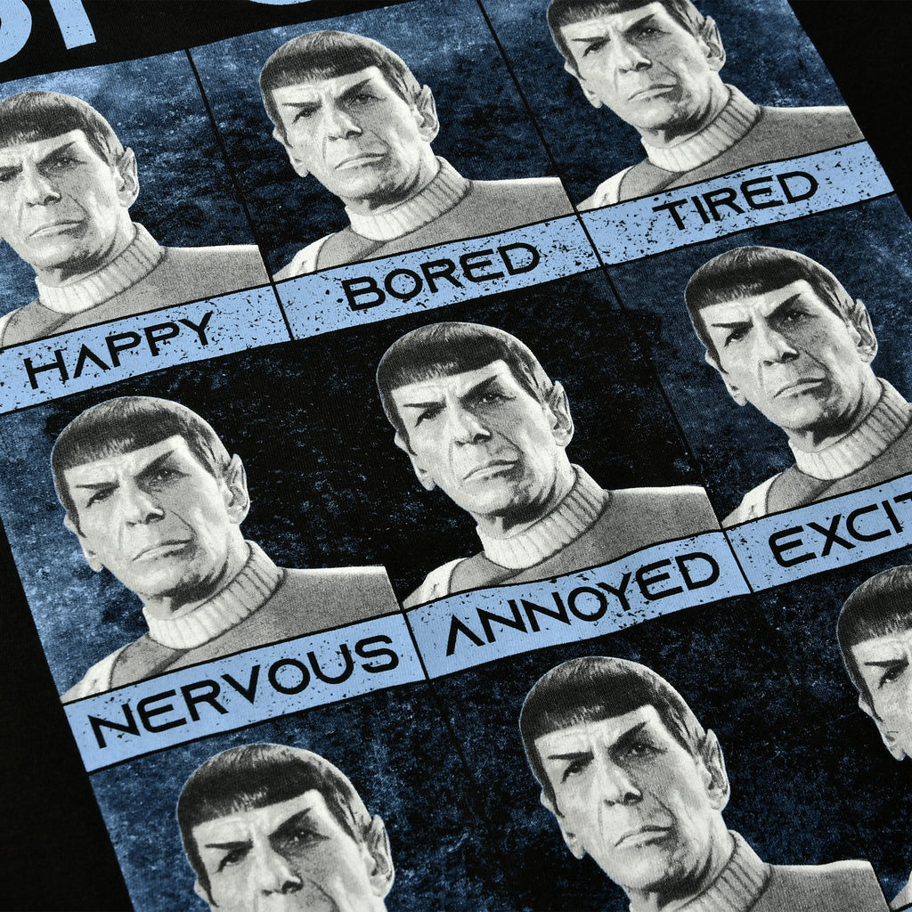 Produktbild Star Trek - Many Mood of Spock T-Shirt schwarz