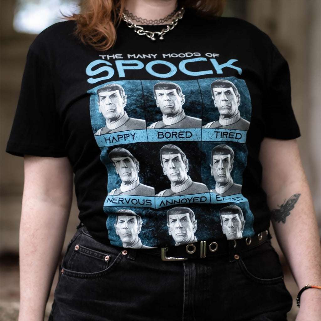 Produktbild Star Trek - Many Mood of Spock T-Shirt schwarz