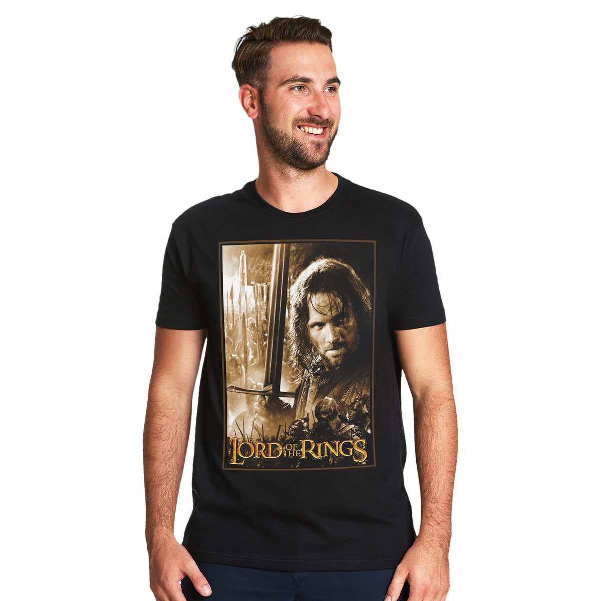 Produktbild Aragorn Hero T-Shirt schwarz - Der Herr der Ringe