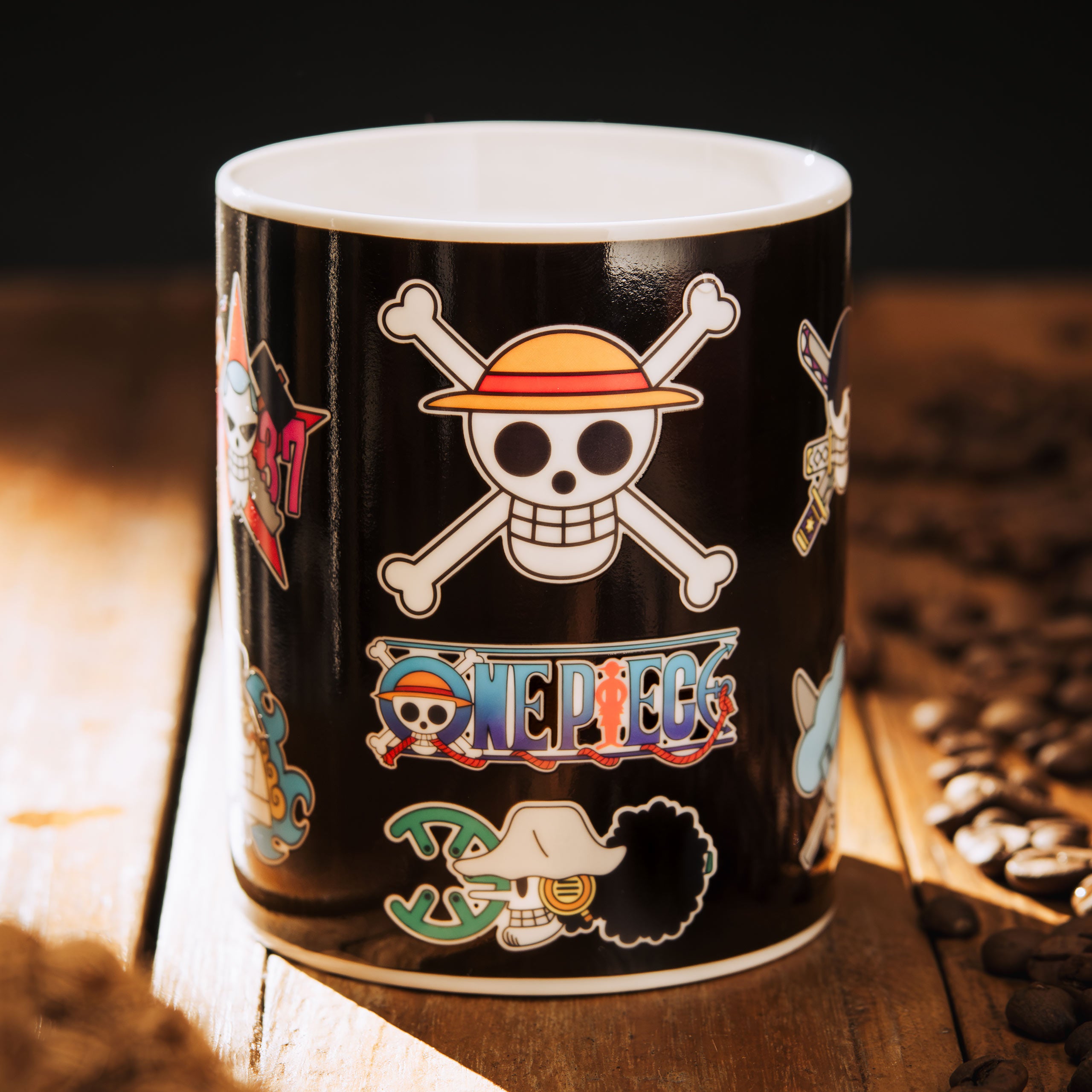 Produktbild One Piece - South Blue Map Thermoeffekt Tasse
