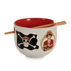 Produktbild One Piece - Monkey D. Luffy Ramen Schale mit Ess-Stäbchen