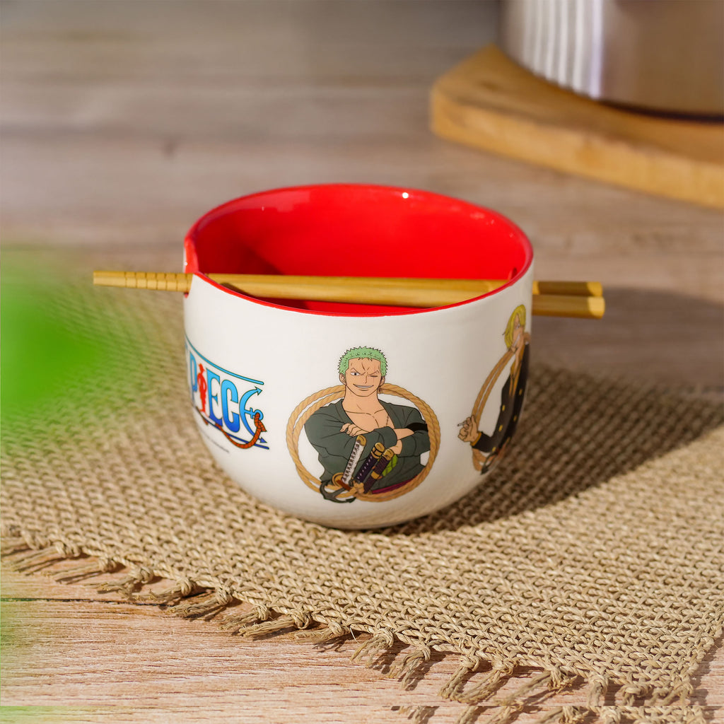Produktbild One Piece - Monkey D. Luffy Ramen Schale mit Ess-Stäbchen