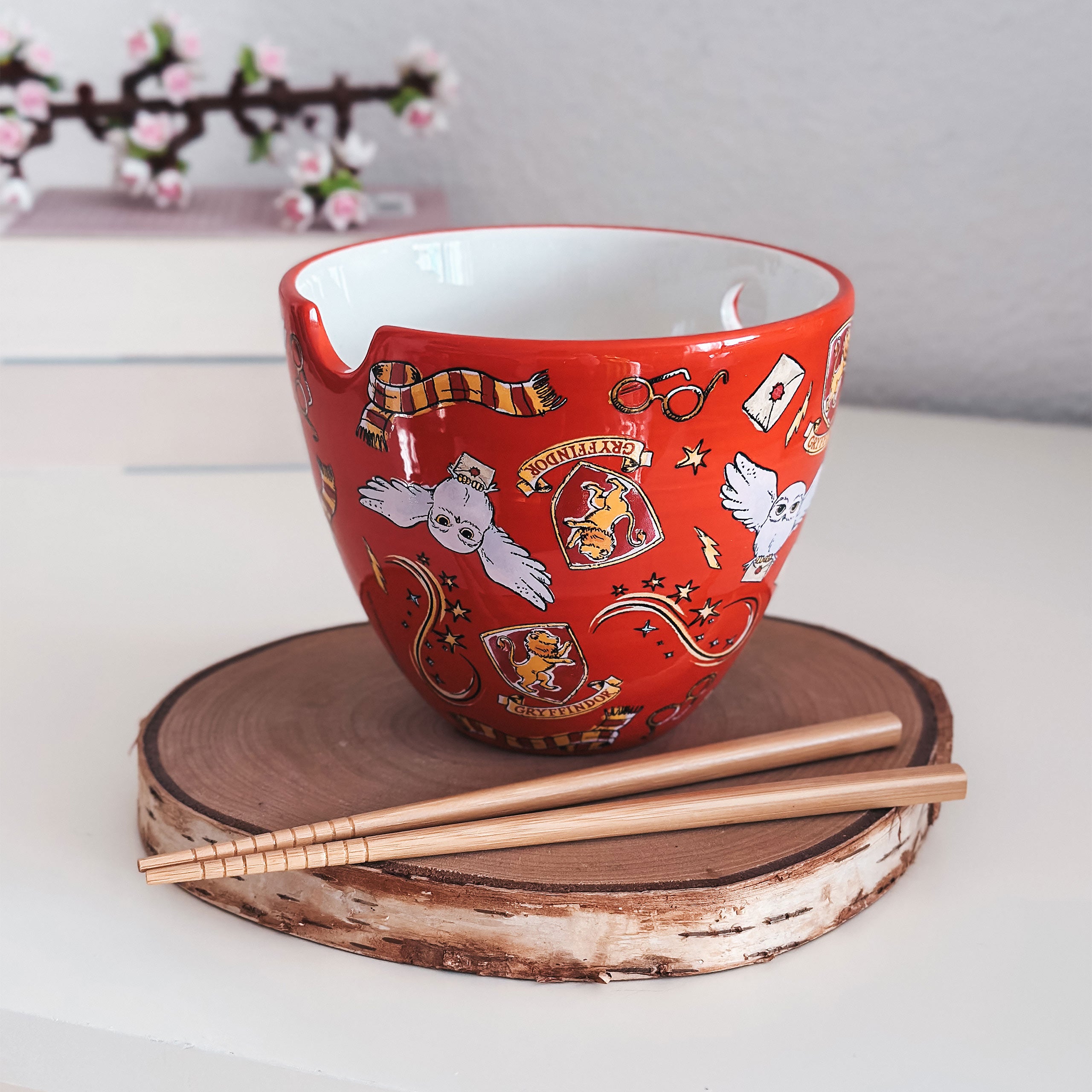 Produktbild Magic Symbols Ramen Schale mit Ess-Stäbchen - Harry Potter