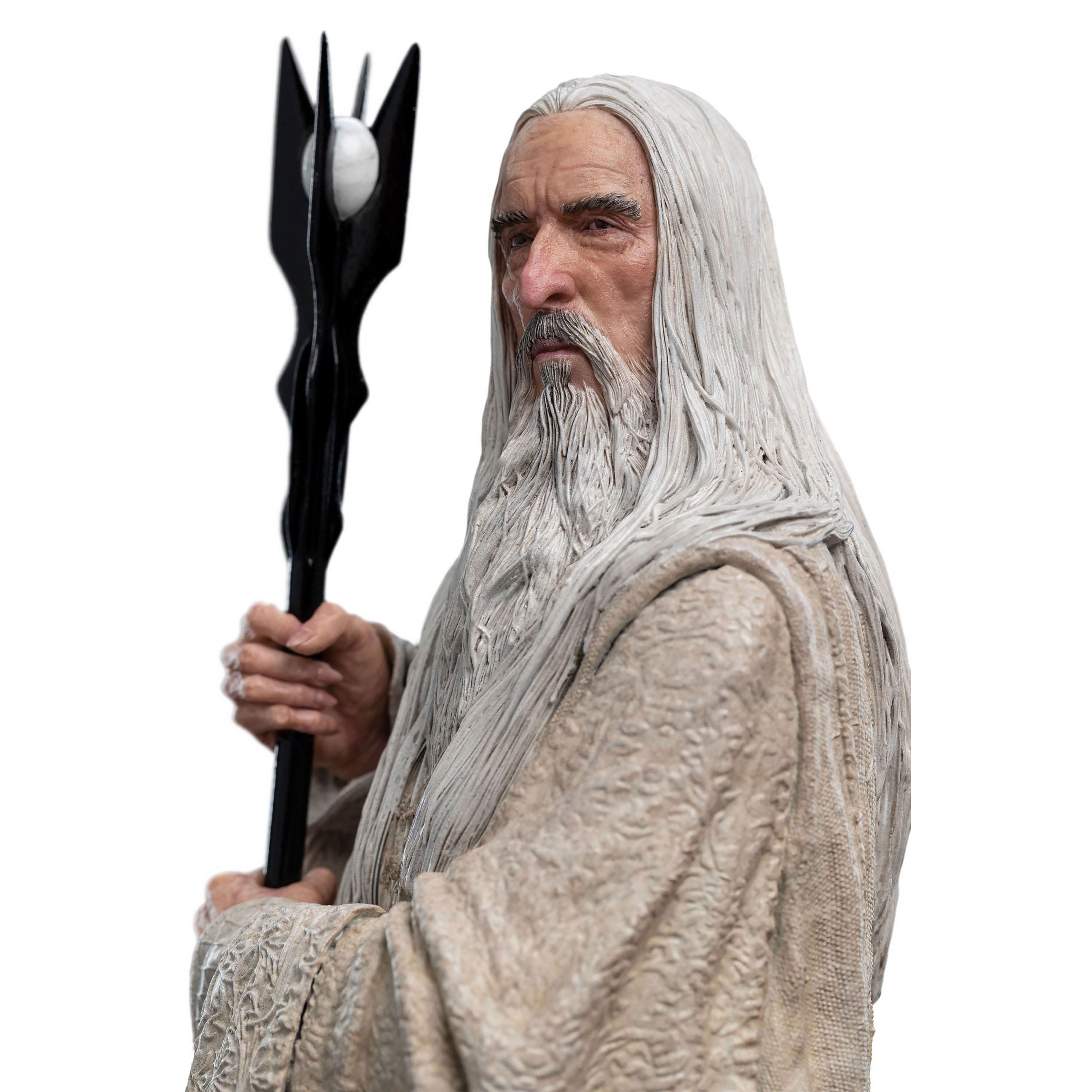 Produktbild Der Herr der Ringe - Saruman Statue mit Feuer von Orthanc Classic Series