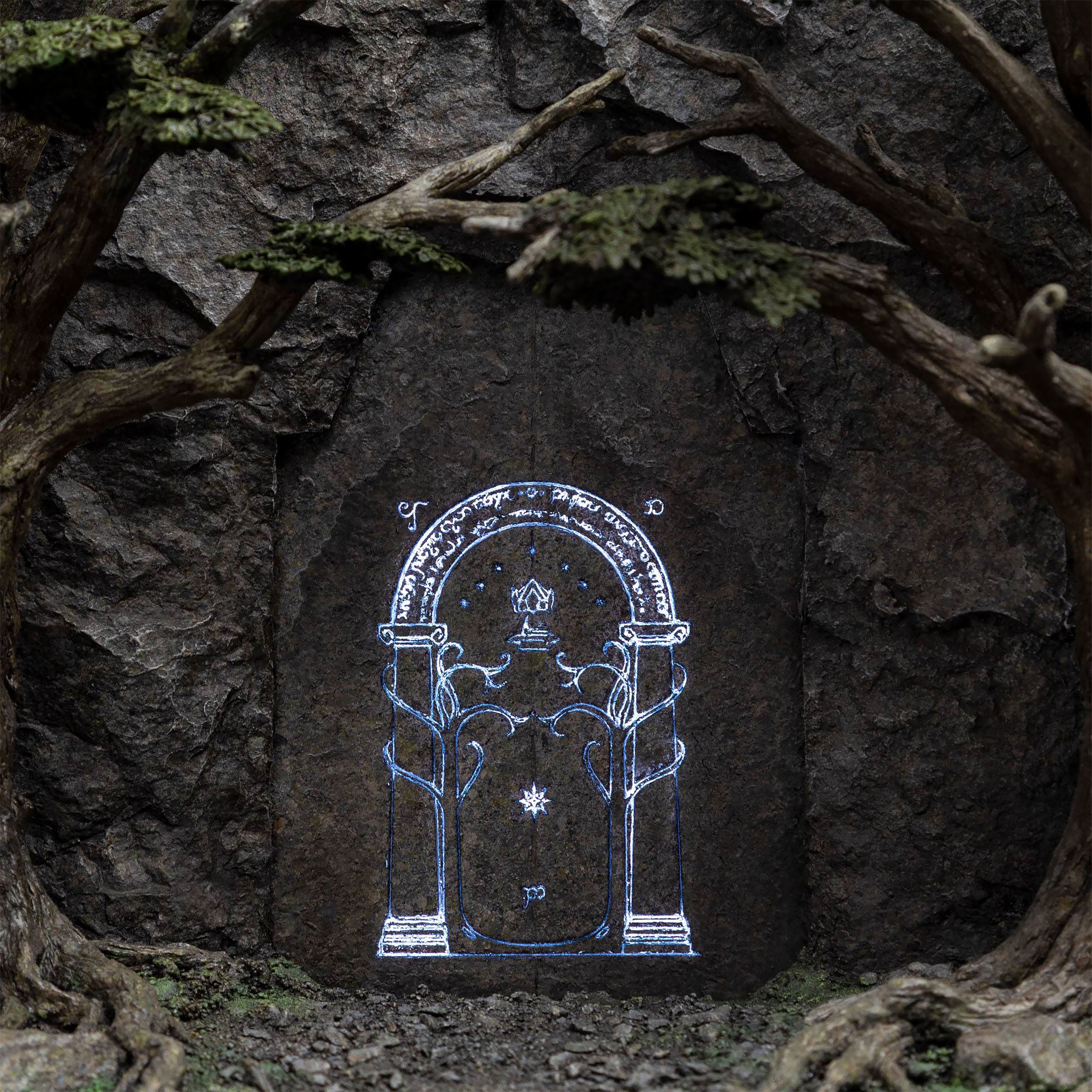 Produktbild Der Herr der Ringe - Die Türen von Durin Diorama mit Leuchtfunktion