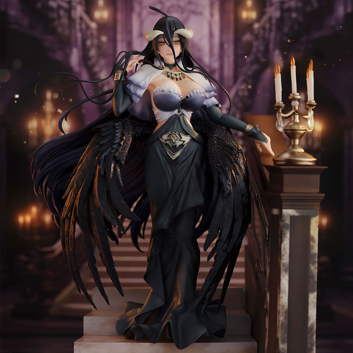 Produktbild Overlord - Albedo 1:7 Figur Jet Black Dress Version