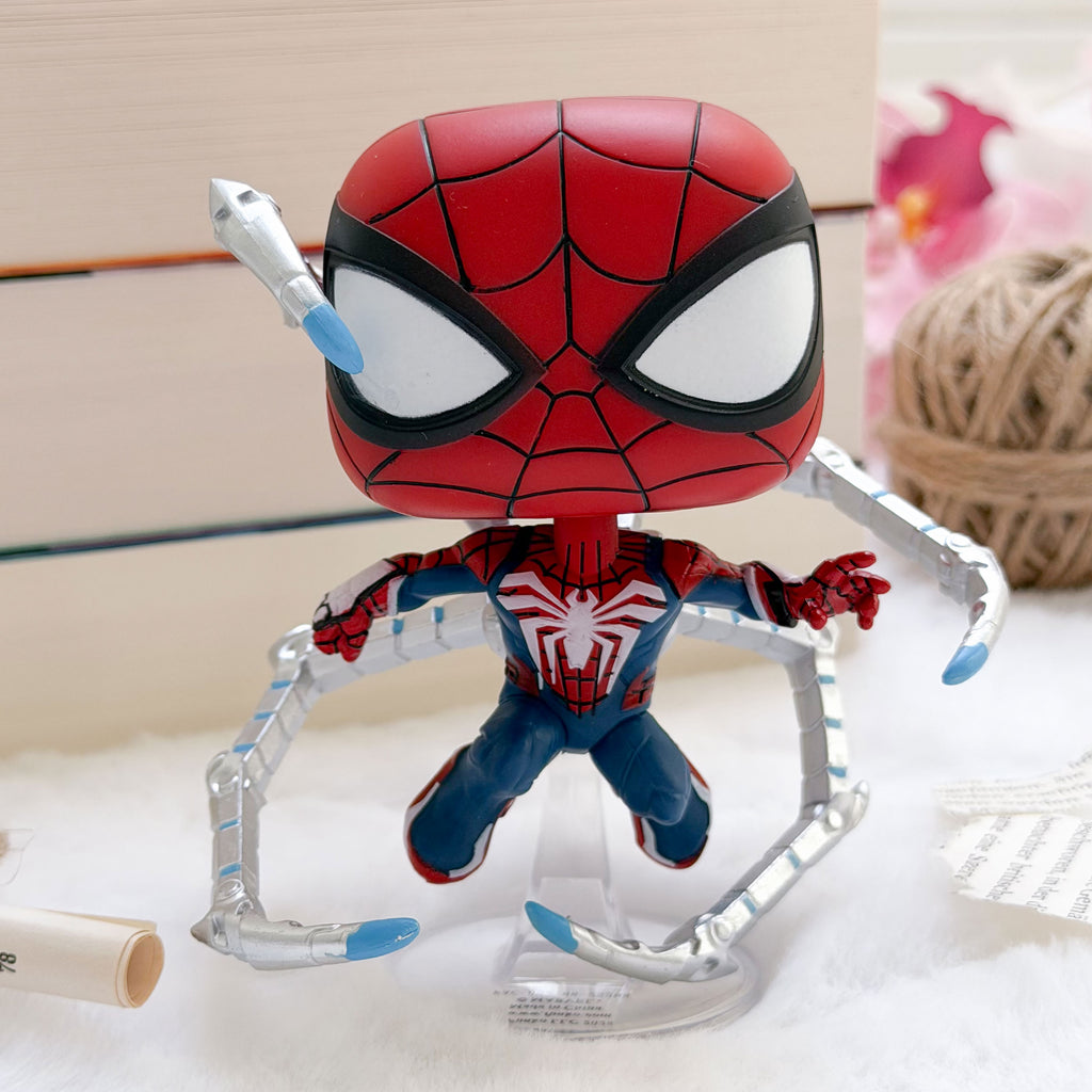 Produktbild Spider-Man 2 - Peter Parker Advanced Suit 2.0 Marvel Funko Pop Wackelkopf-Figur