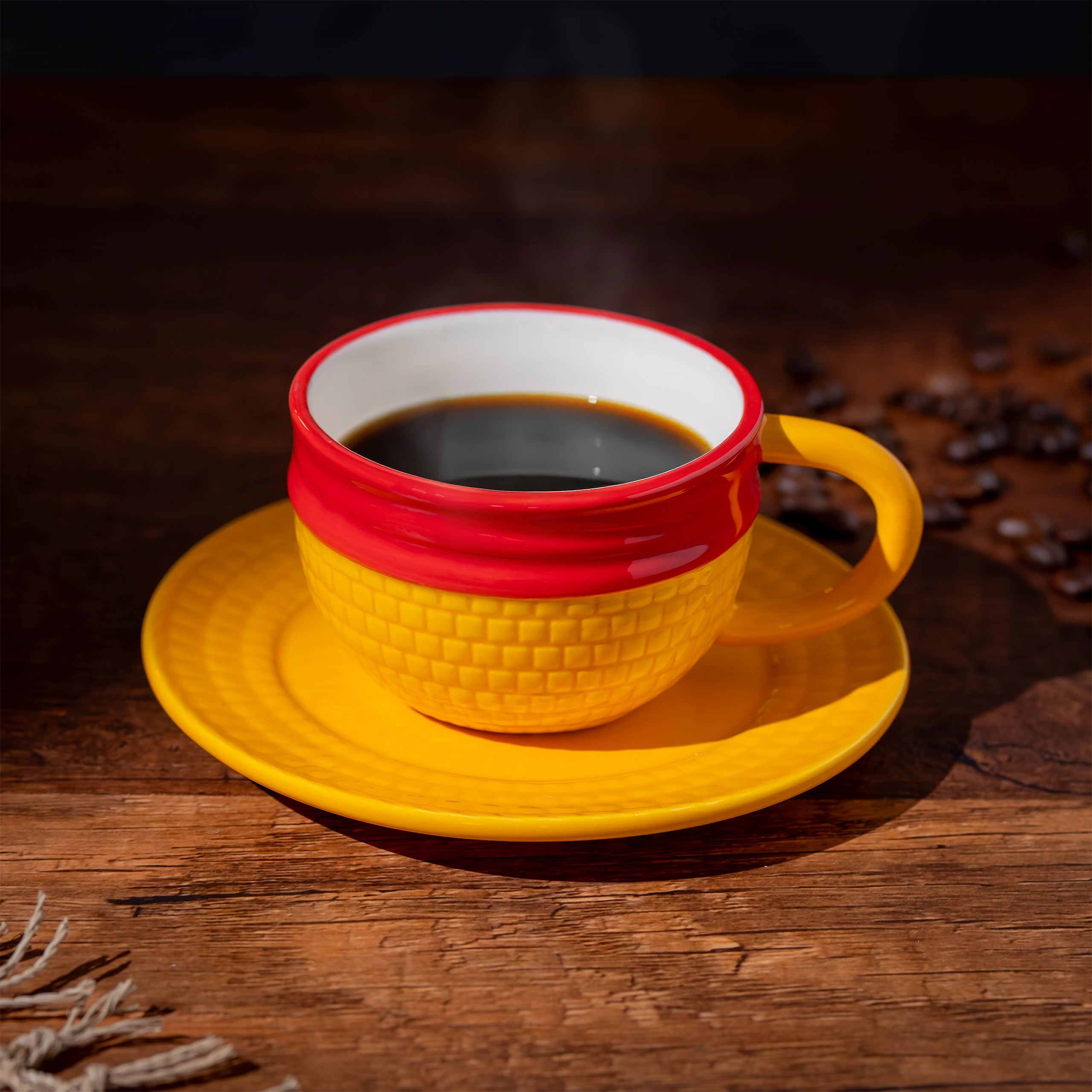 Produktbild Luffy Strohhut Tasse mit Untertasse - One Piece