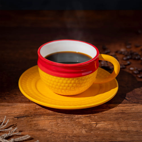 Produktbild Luffy Strohhut Tasse mit Untertasse - One Piece