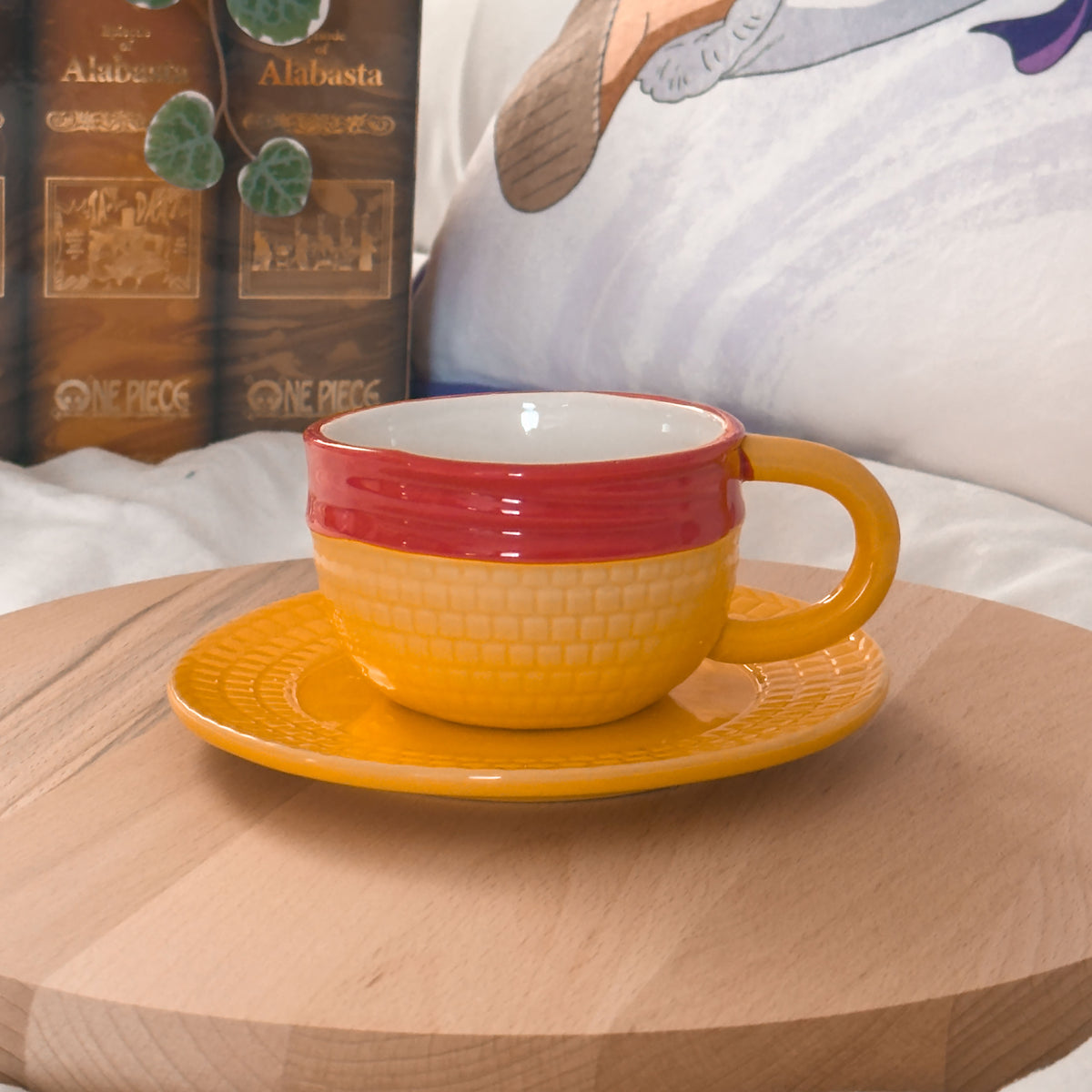 Produktbild Luffy Strohhut Tasse mit Untertasse - One Piece