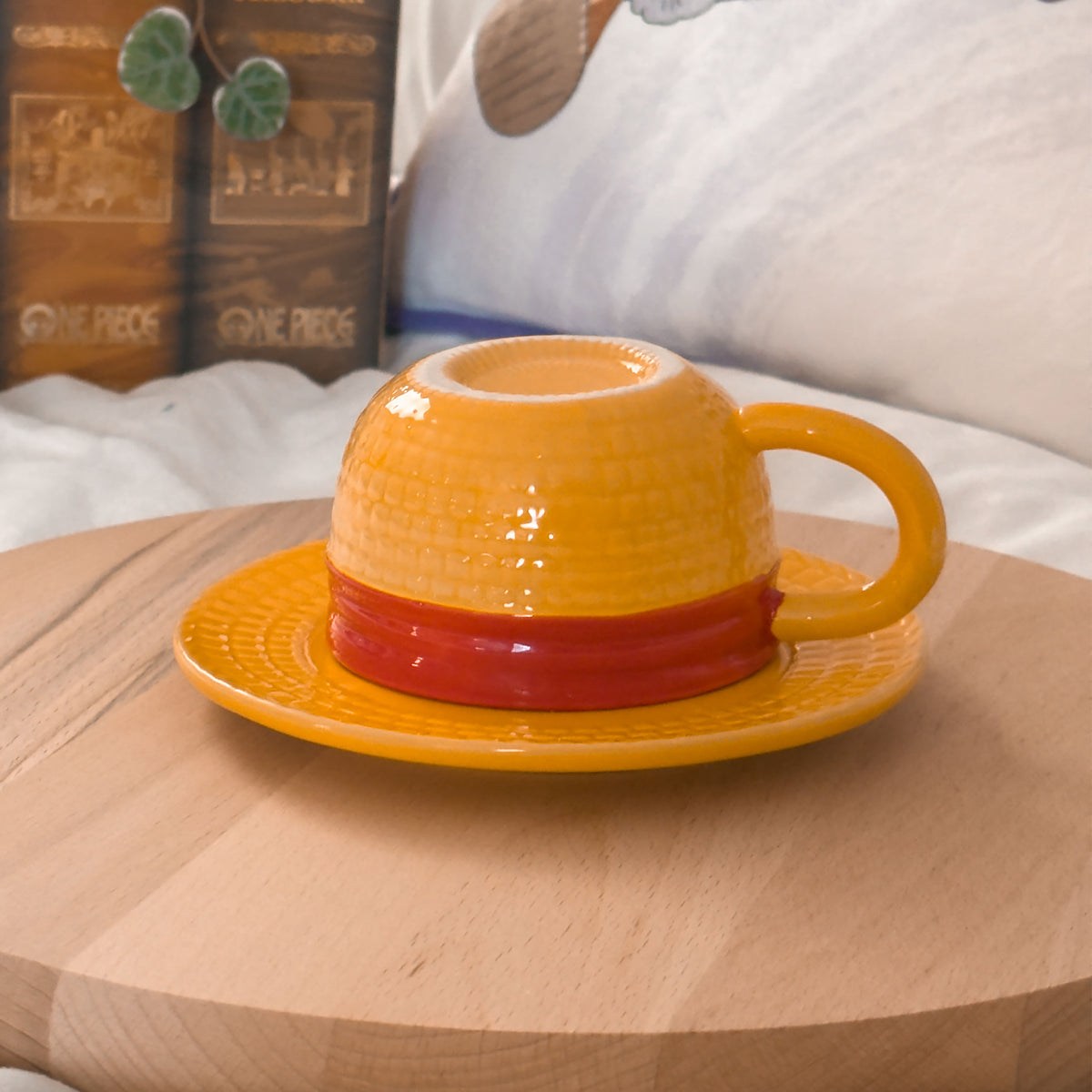Produktbild Luffy Strohhut Tasse mit Untertasse - One Piece