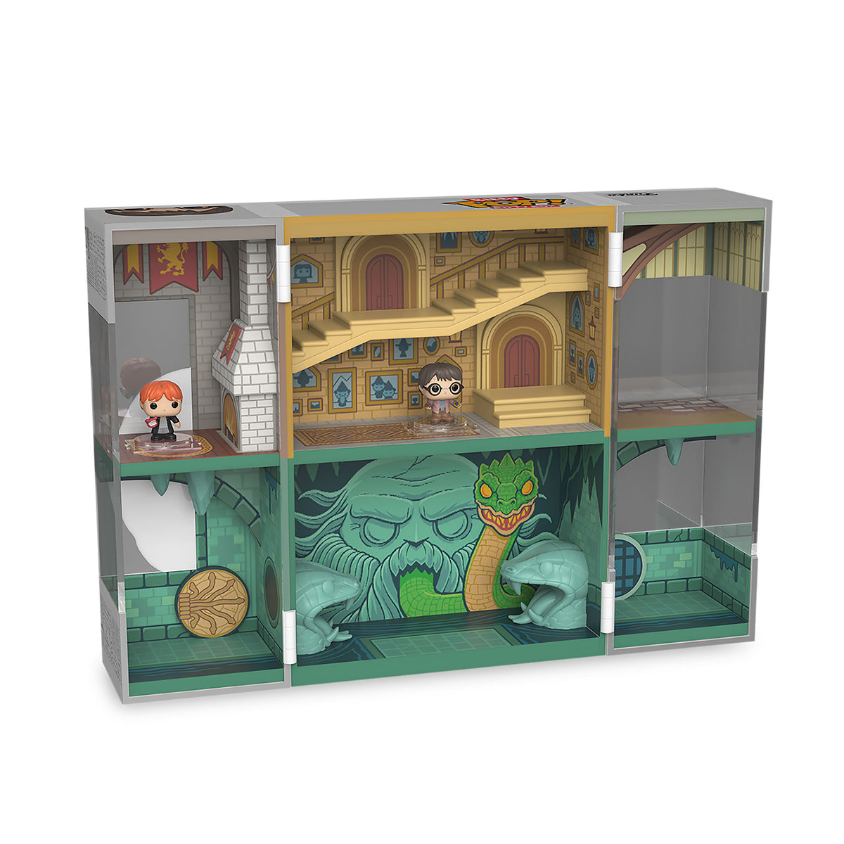 Produktbild Harry Potter - Hogwarts Funko Bitty Pop Display mit 2 Figuren