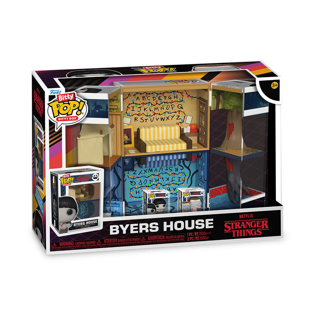 Produktbild Stranger Things - Byers House Funko Bitty Pop Display mit 2 Figuren