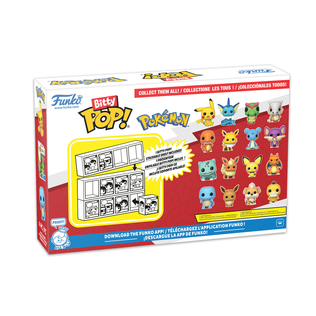 Produktbild Pokemon - Pikachu and Friends Funko Bitty Pop 4er Figuren Set Serie 1