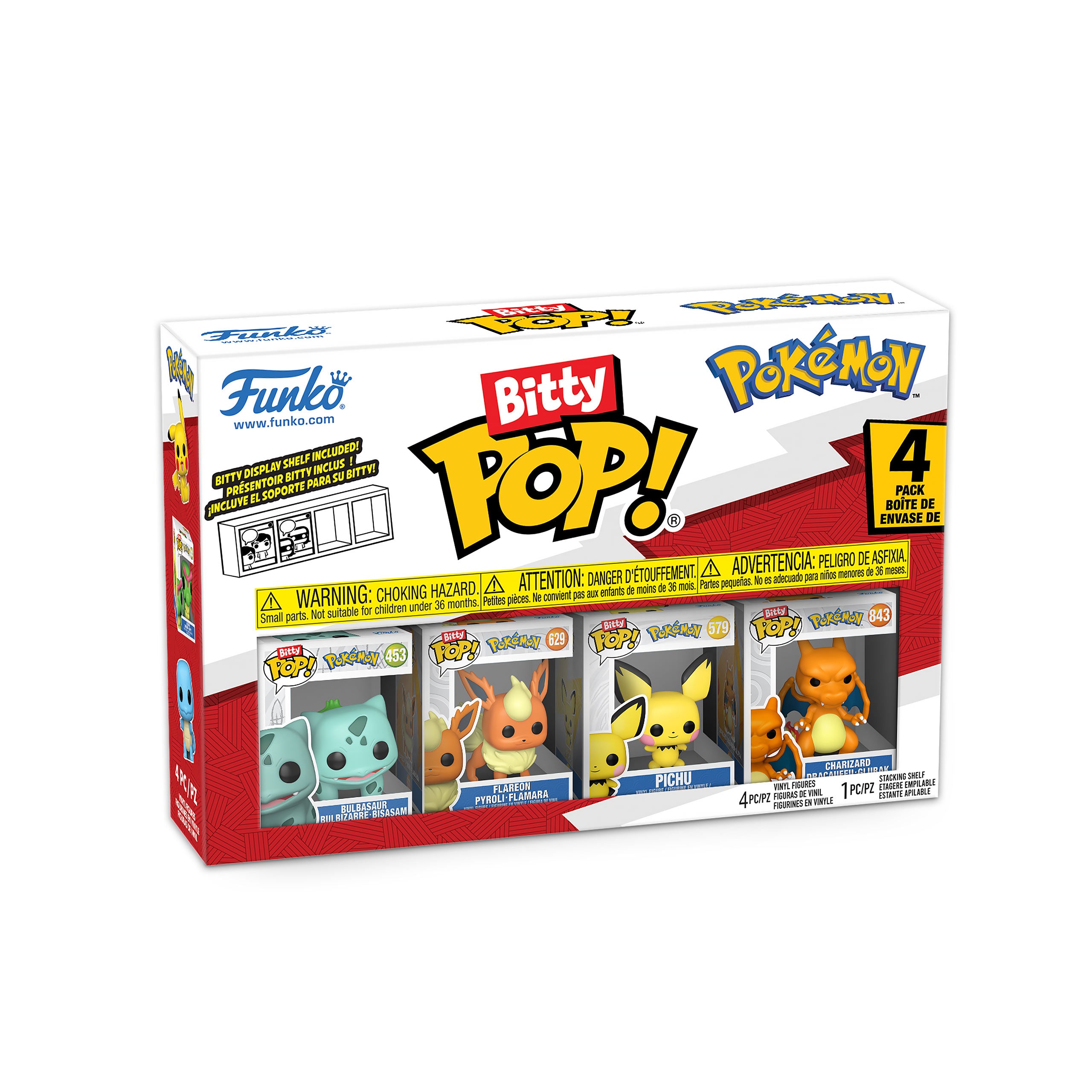 Produktbild Pokemon - Bisasam and Friends Funko Bitty Pop 4er Figuren Set Serie 3
