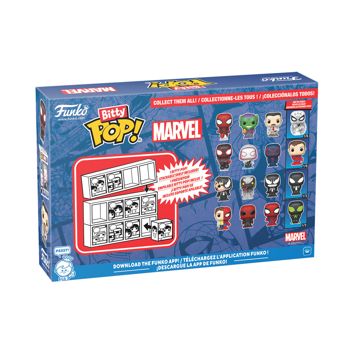 Produktbild Marvel - Spider-Man Funko Bitty Pop 4er Figuren Set Serie 1