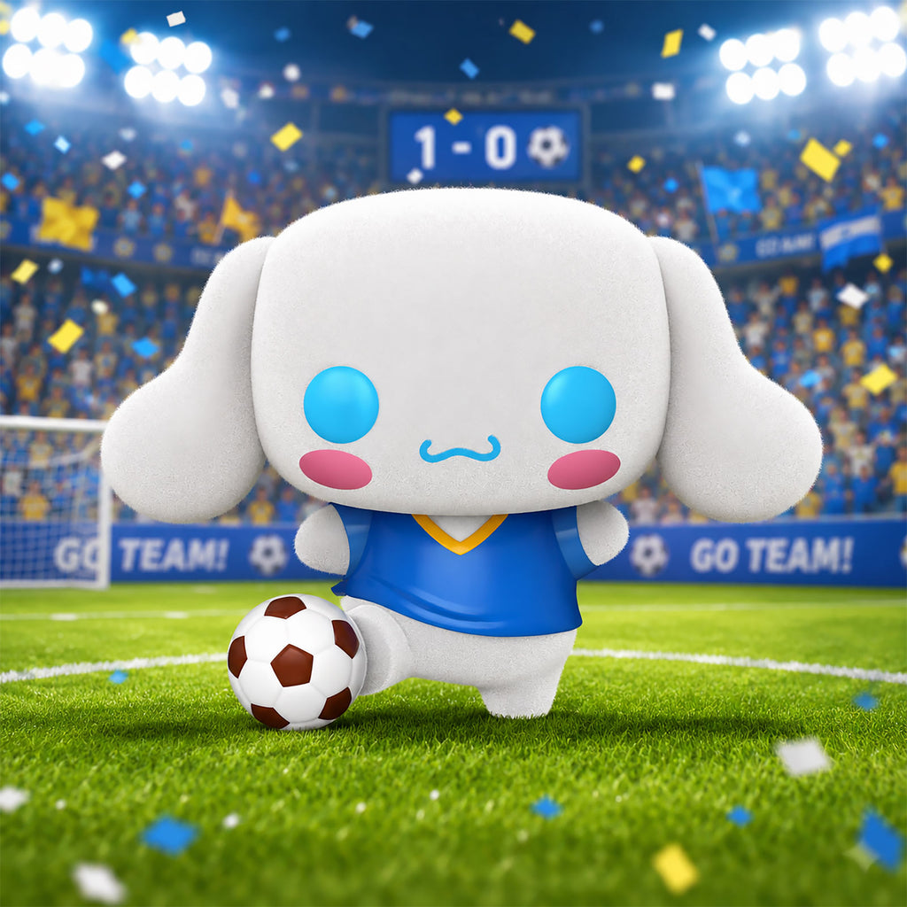 Product image Sanrio - Cinnamoroll with Soccer Ball Hello Kitty and Friends Funko Pop Figure