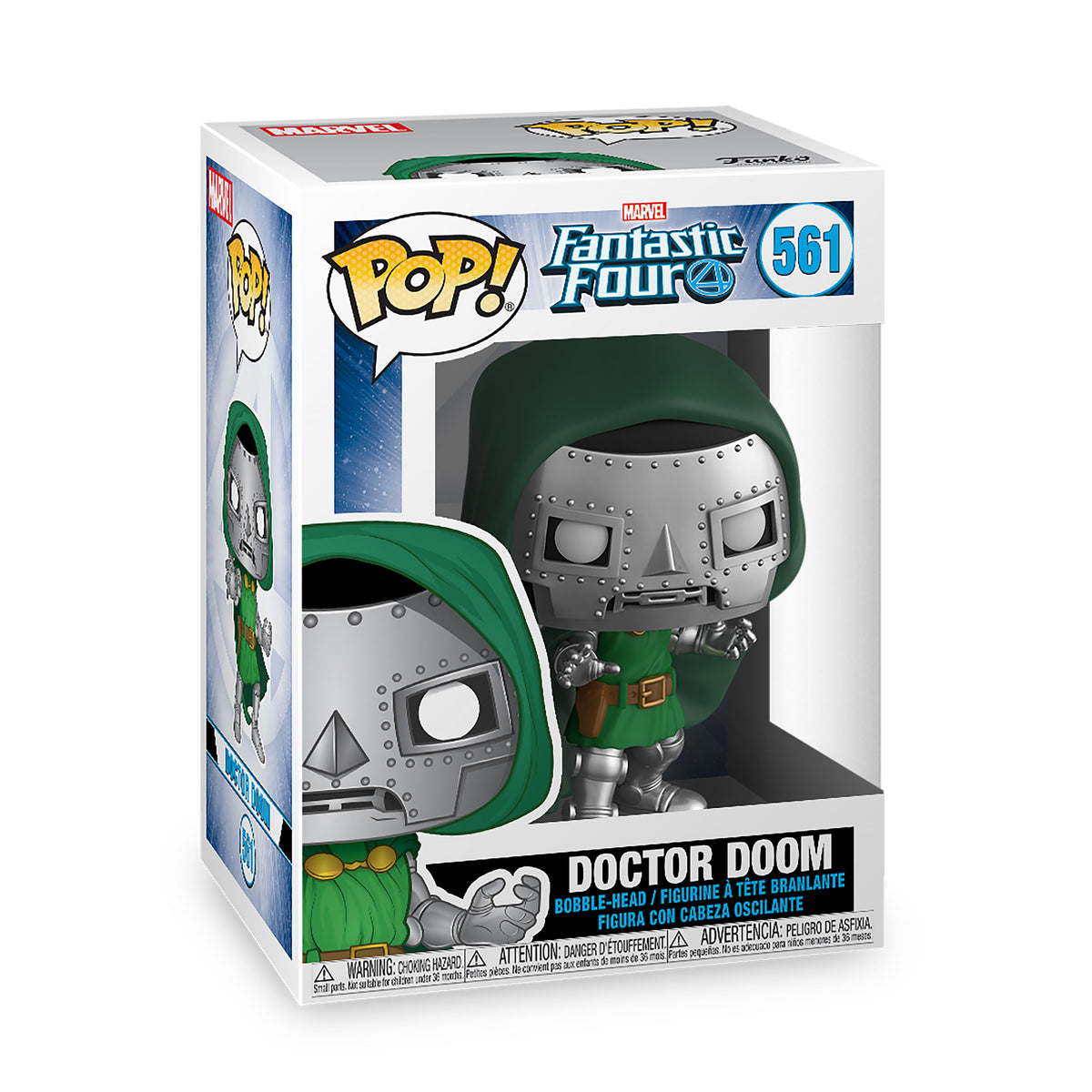 Produktbild Fantastic Four - Doctor Doom Funko Pop Wackelkopf-Figur