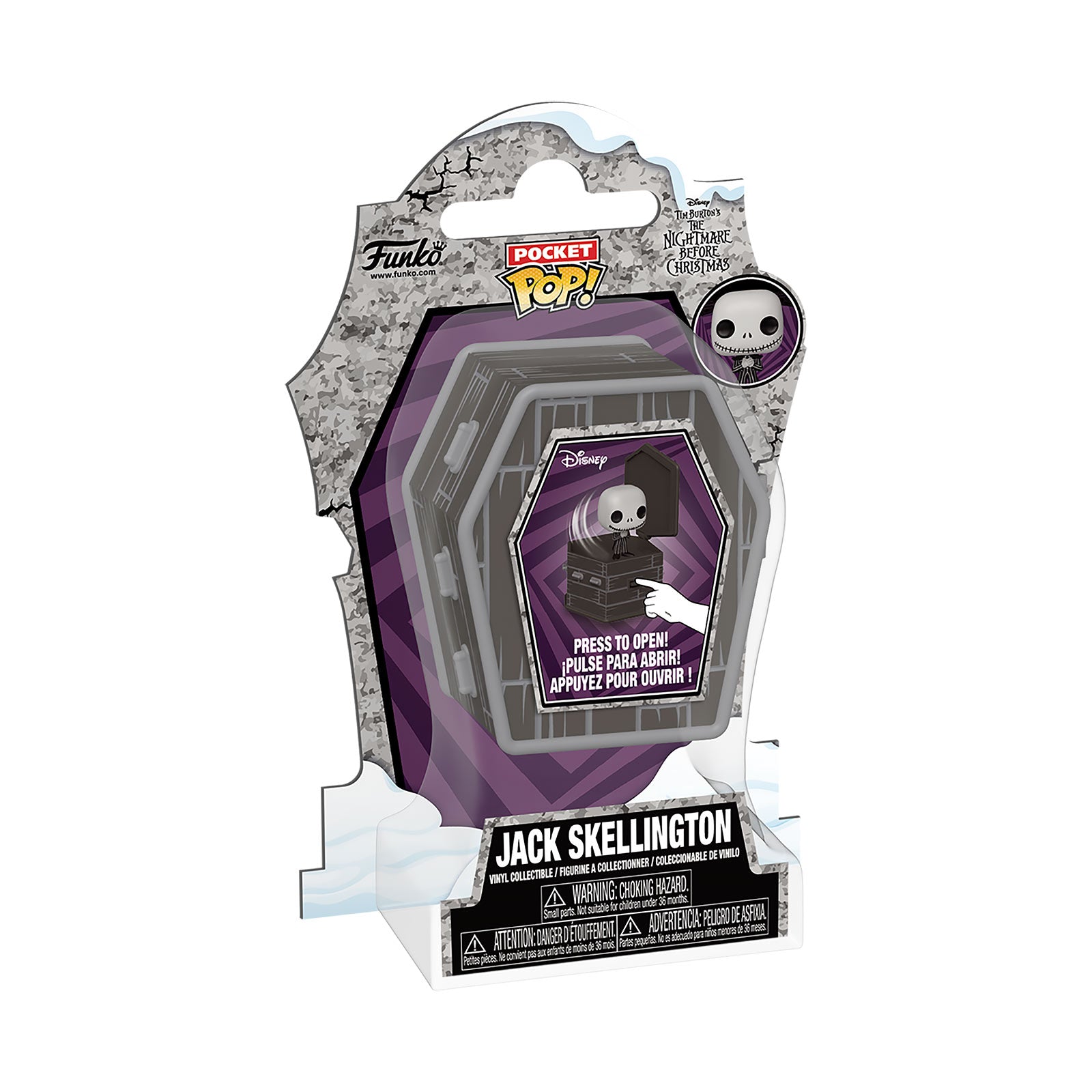 Produktbild Nightmare Before Christmas - Jack mit Sarg Funko Pocket Pop Figur