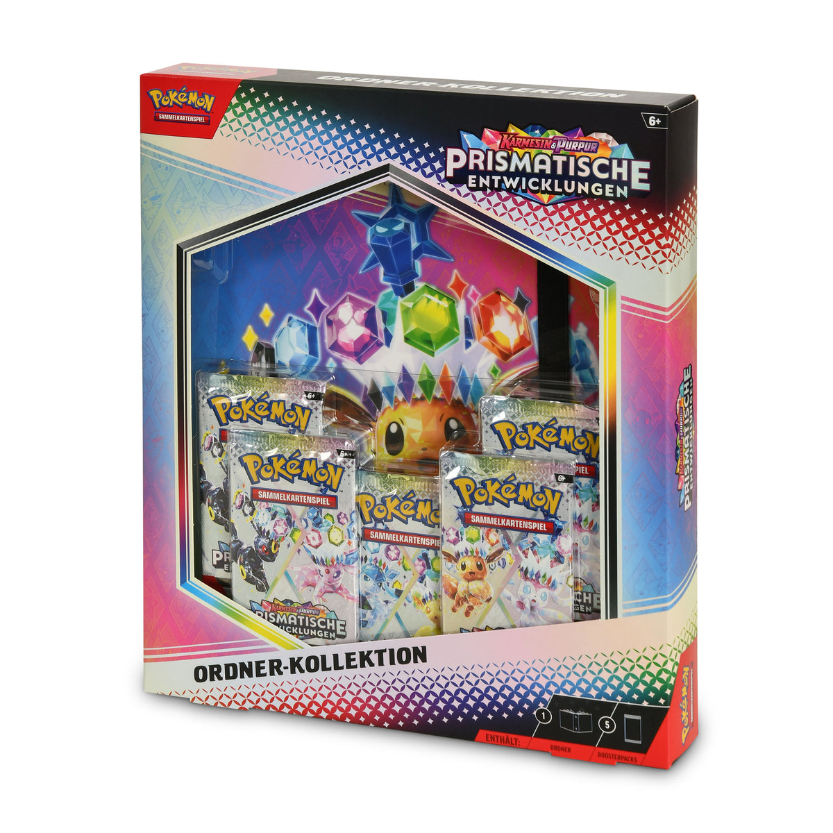 Produktbild Prismatische Entwicklungen Ordner-Kollektion - Pokemon Karmesin und Purpur