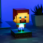 Produktbild Minecraft - Steve Icons 3D Tischlampe