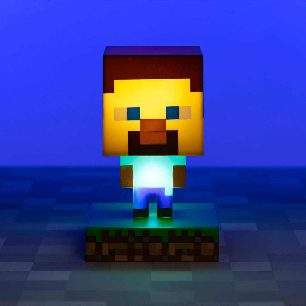 Produktbild Minecraft - Steve Icons 3D Tischlampe