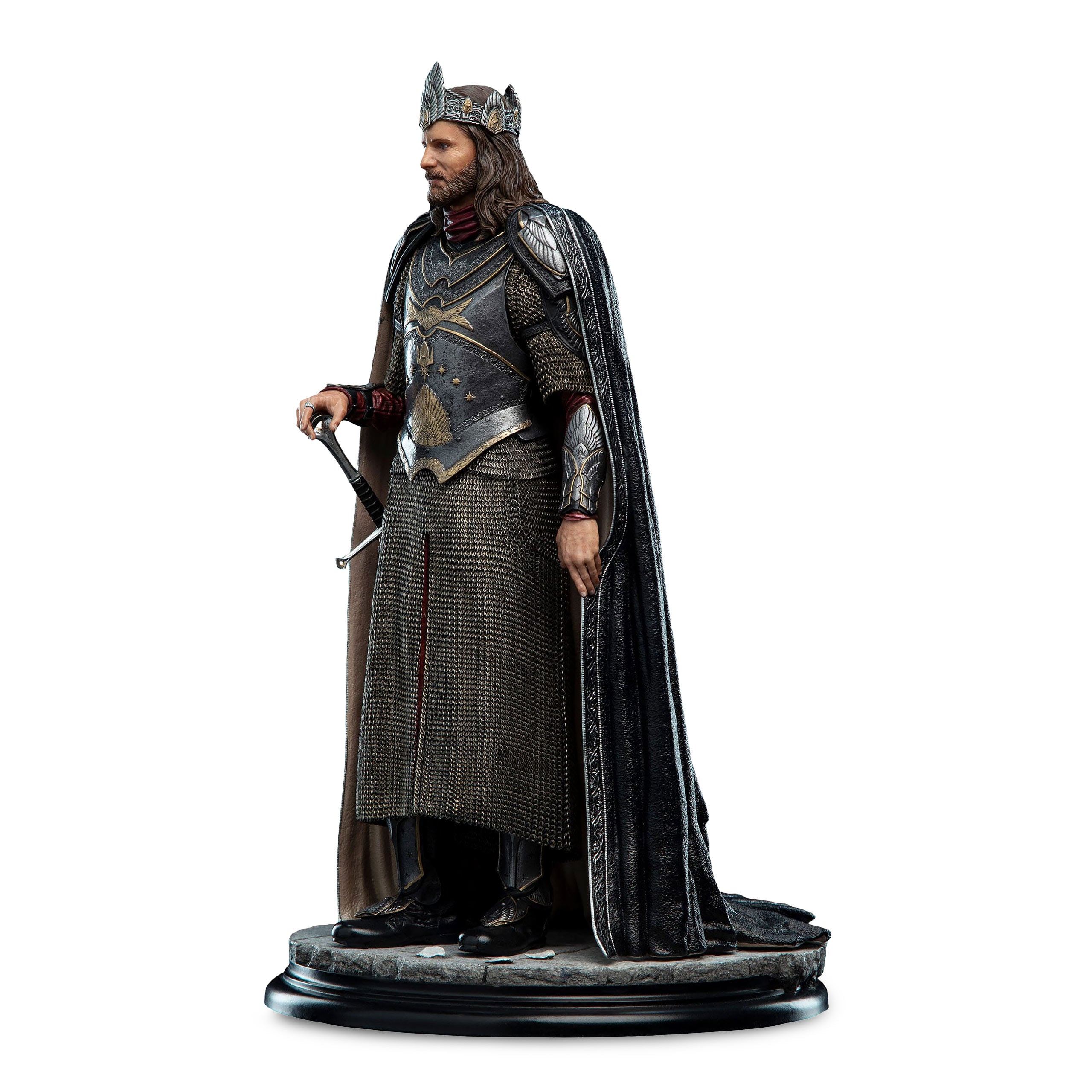 Produktbild Der Herr der Ringe - König Aragorn Figur Classic Series