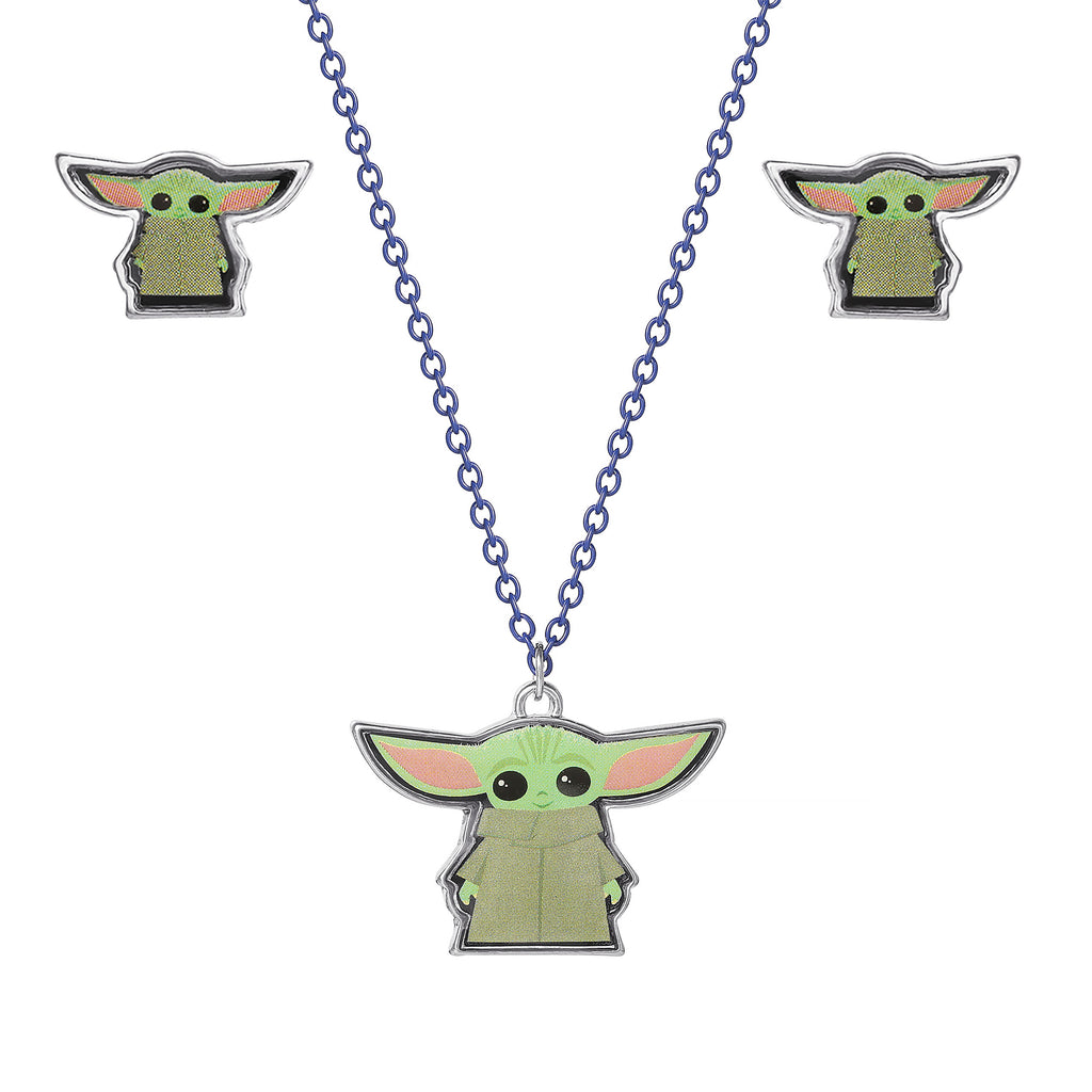 Produktbild Grogu Ohrstecker und Kette - Star Wars The Mandalorian