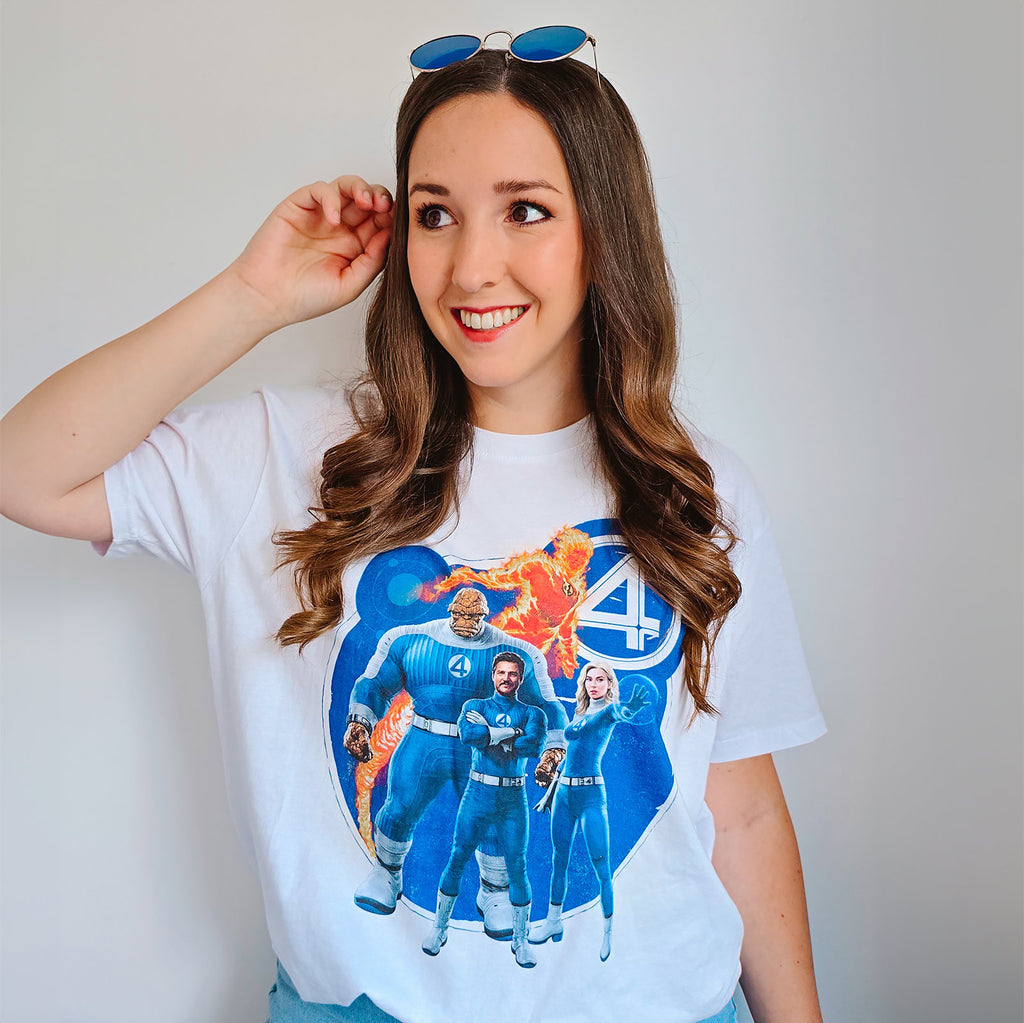 Produktbild Fantastic Four - Group T-Shirt weiß