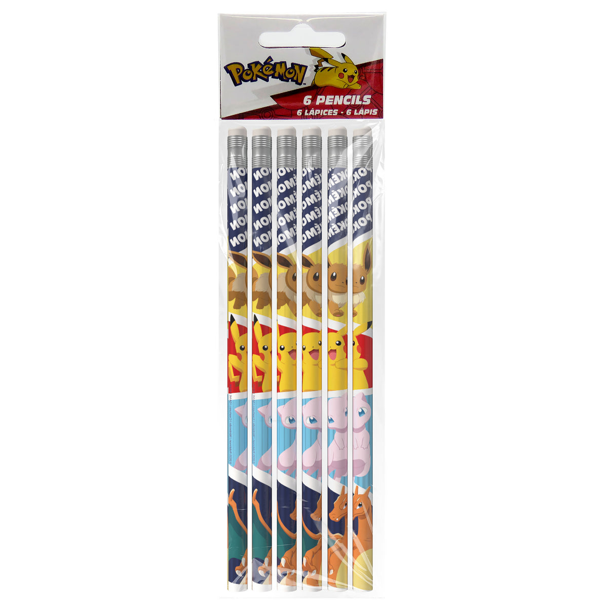 Produktbild Pokemon - Bleistifte 6er Set