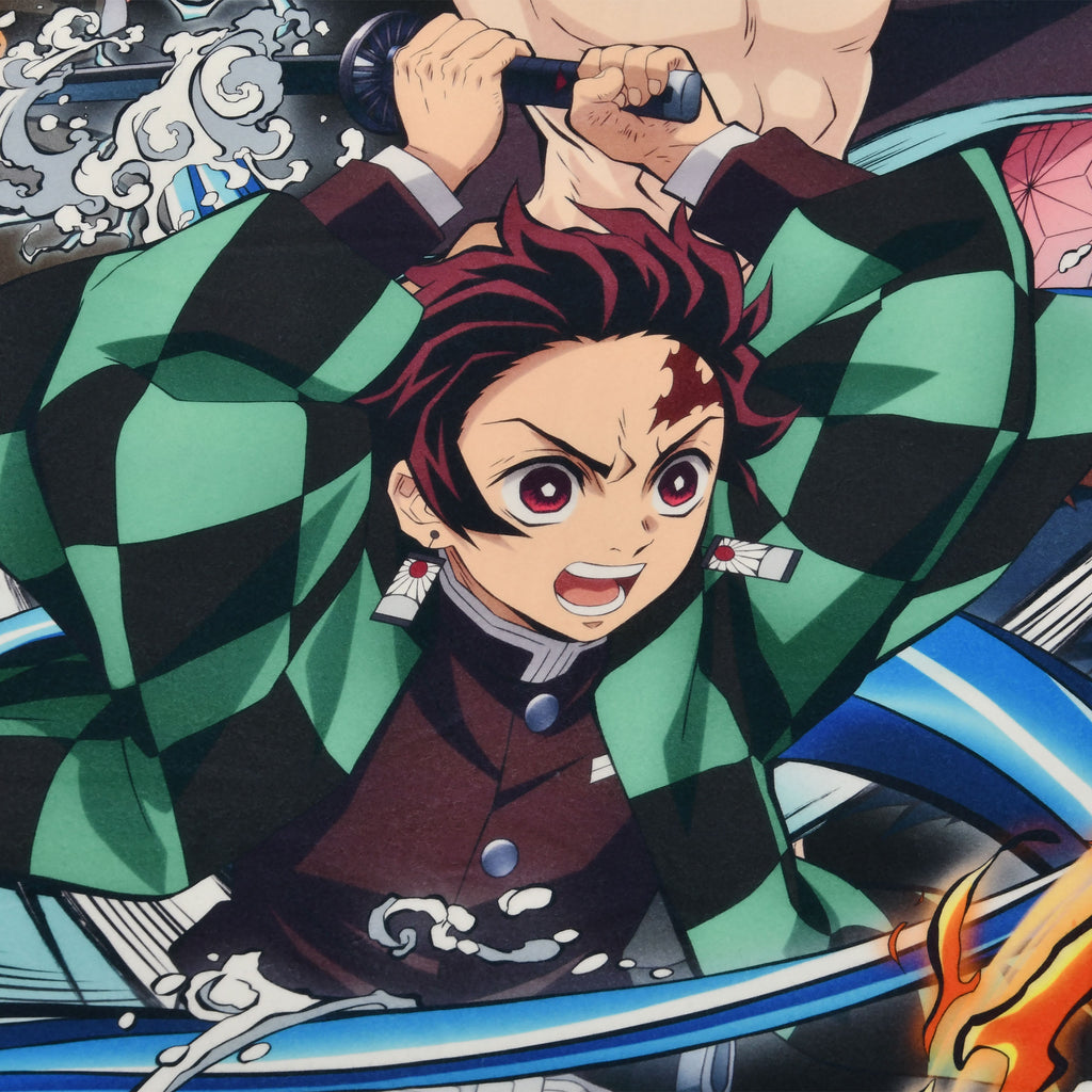 Produktbild Demon Slayer - Crew Flauschdecke mit Teddyfell